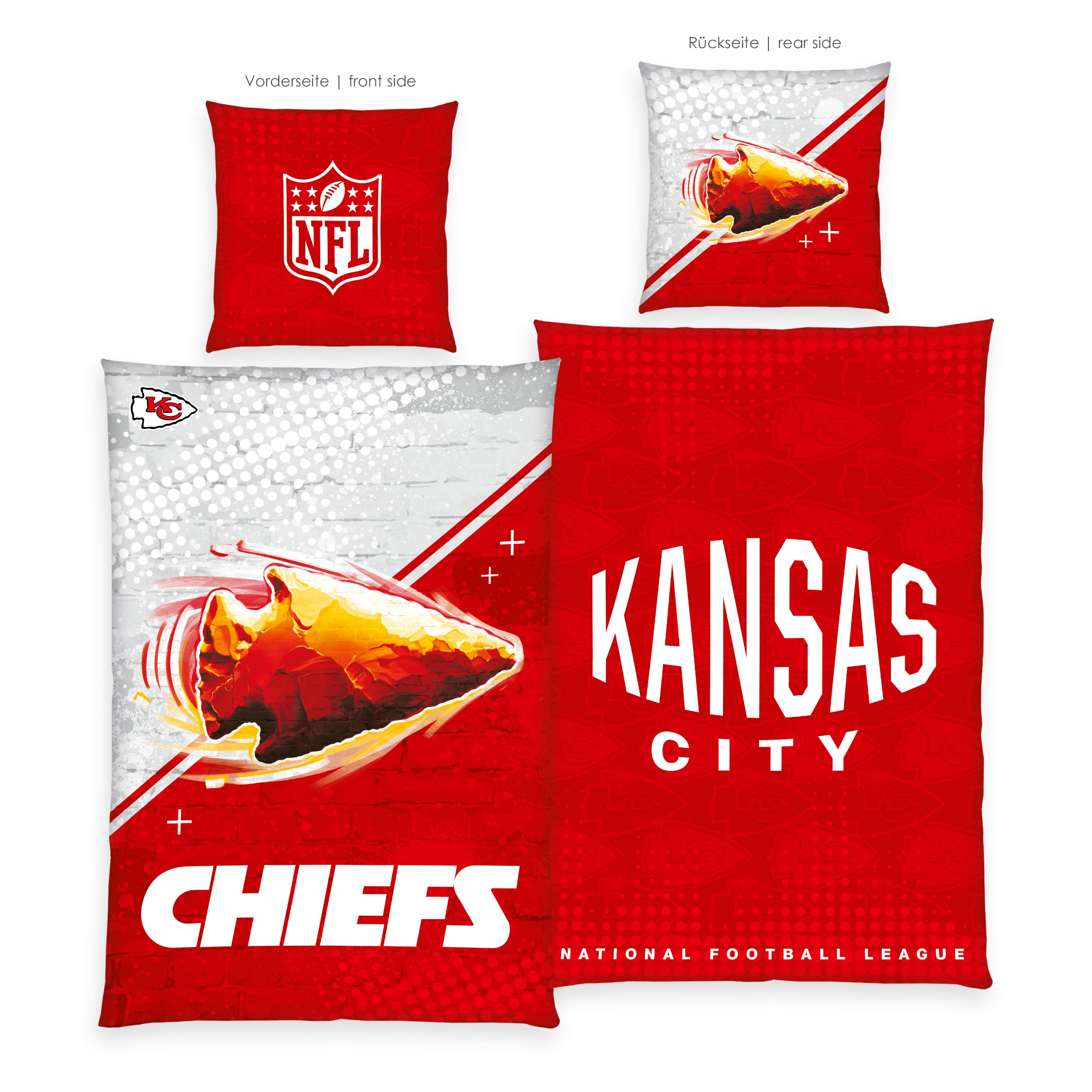 NFL Bettwäsche »NFL Chiefs«, Wendemotiv