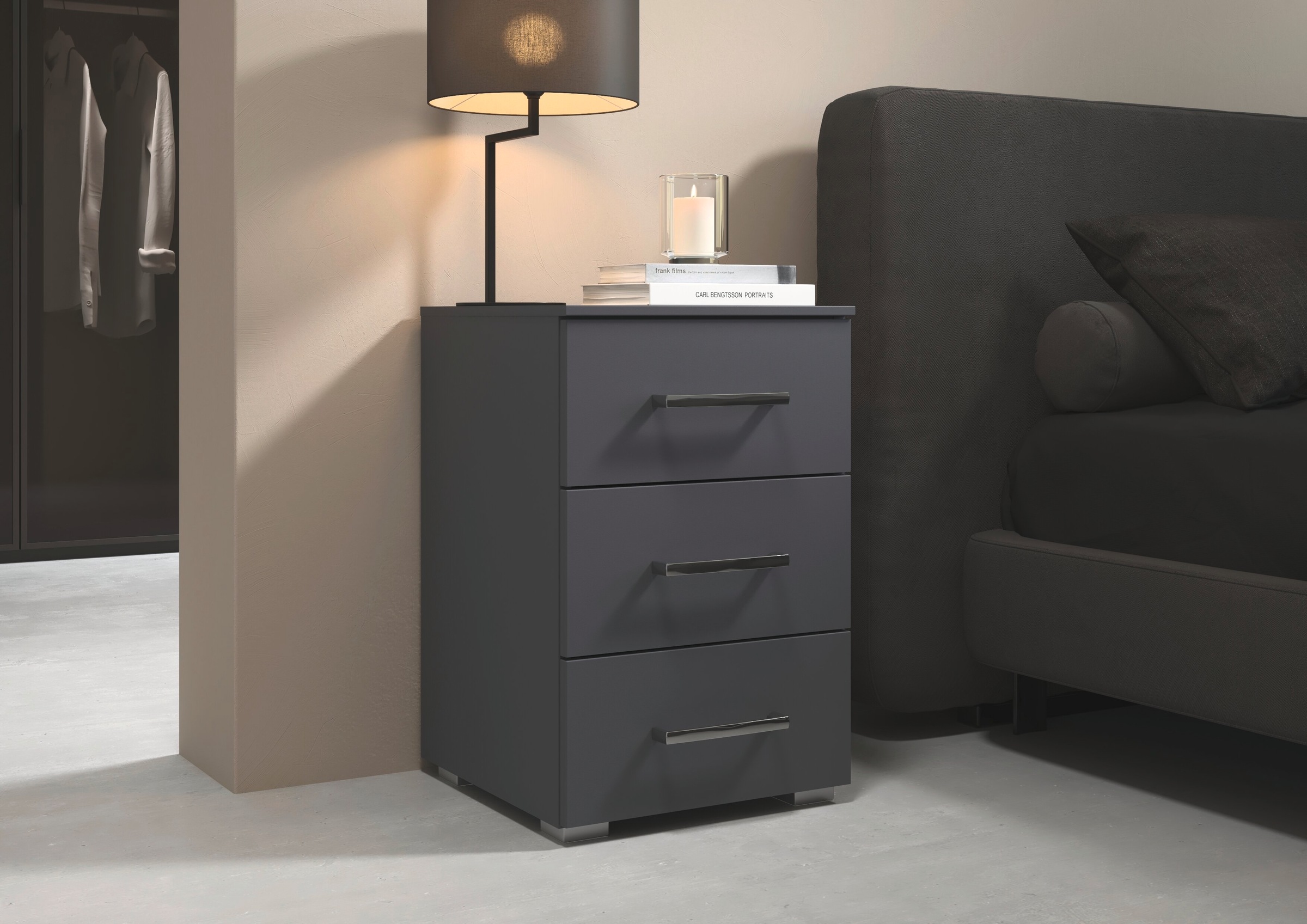 rauch Nachtkommode "Gamma" Breite 40 cm / Höhe 61 cm, verschiedene Griffvar günstig online kaufen