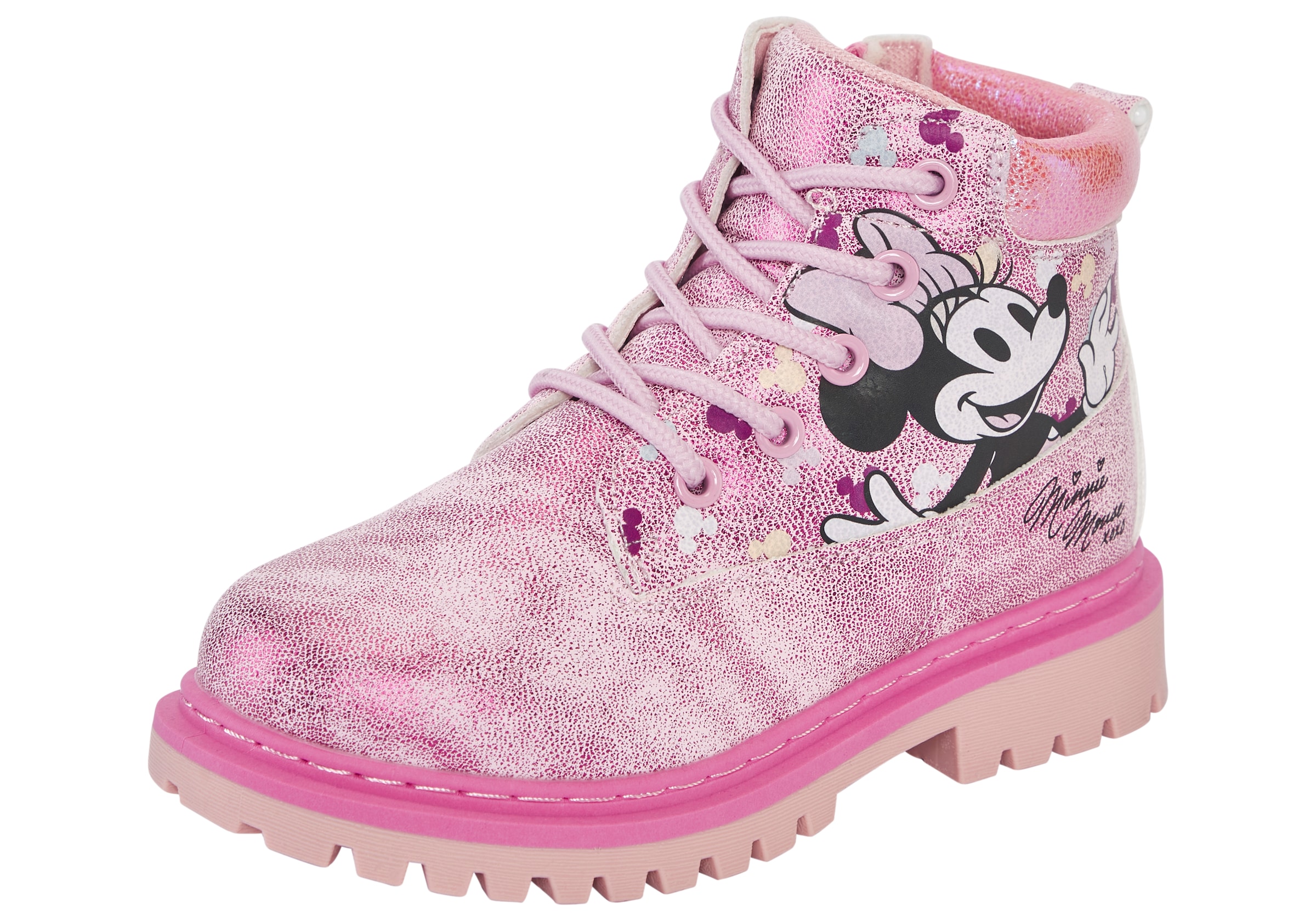 Disney Schnürboots "MINNIE" Winterschuhe, Winterboots, Schnürstiefel, Winte günstig online kaufen