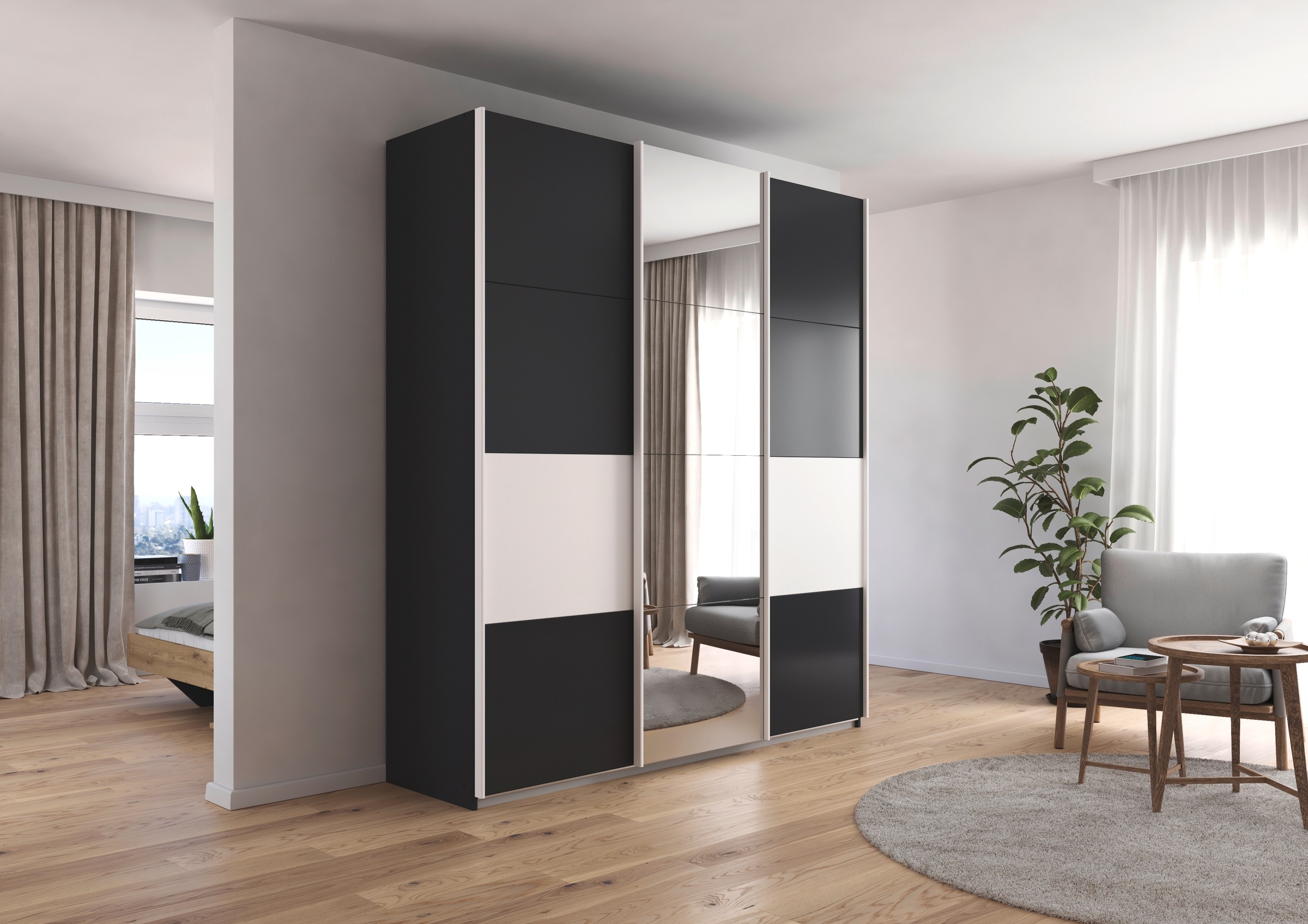 rauch Schwebetürenschrank "Kleiderschrank Schrank Garderobe CORTONA" inkl. günstig online kaufen