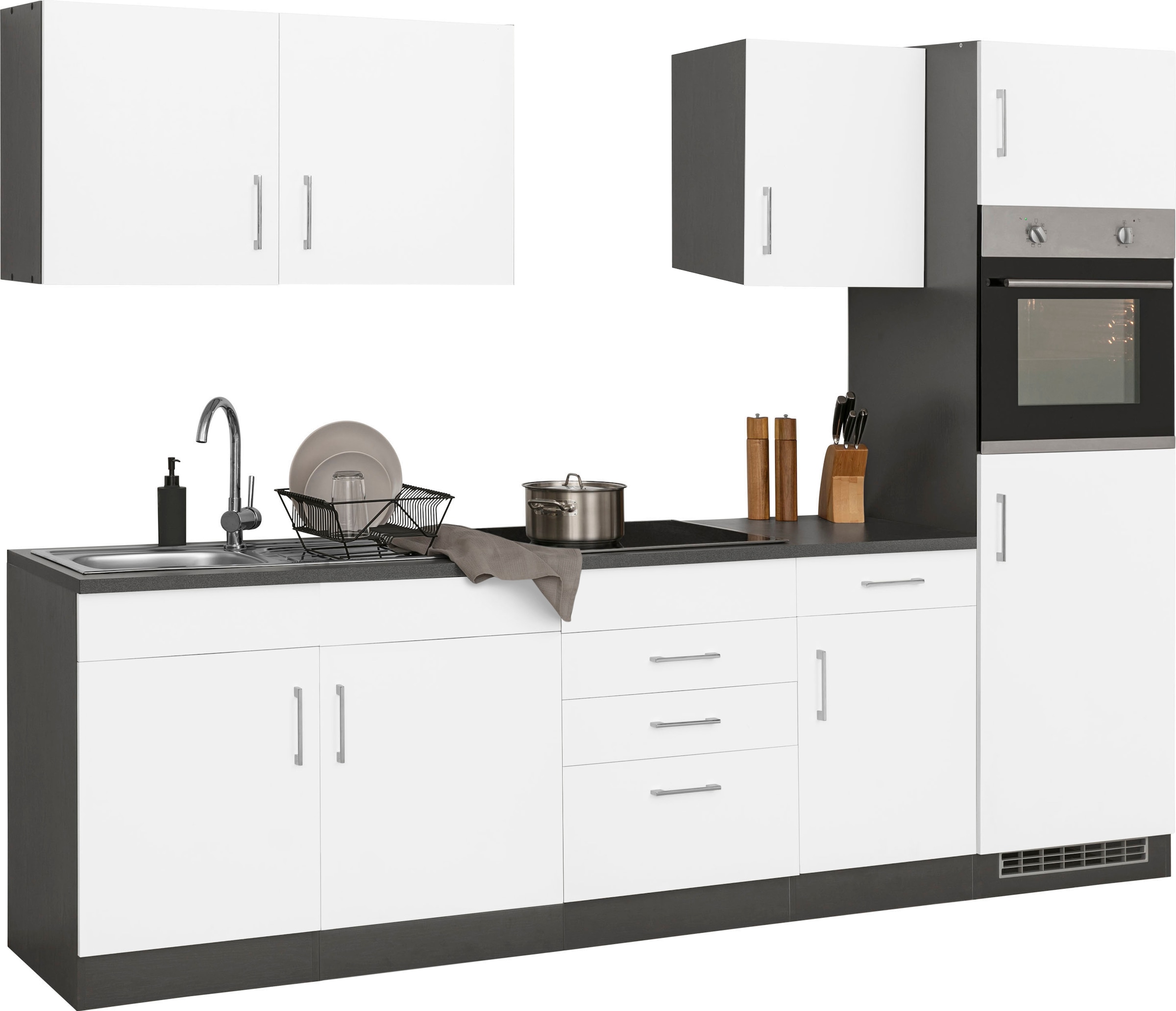 KOCHSTATION Küchenzeile "KS-Paris – Küchen mit einzigartigen Fotomotiven au günstig online kaufen