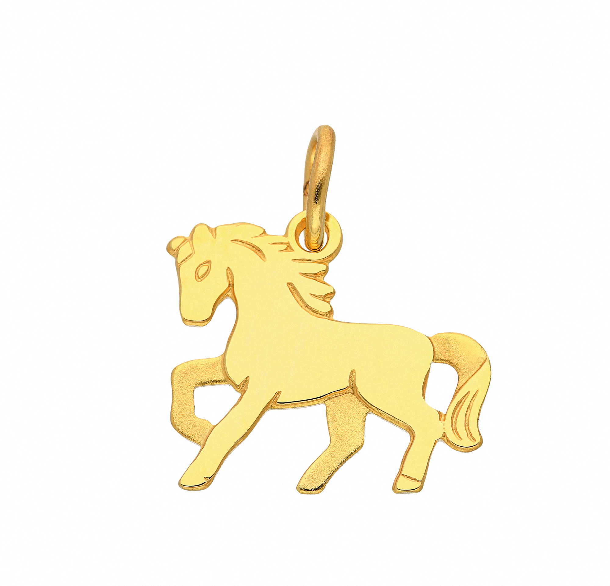 Adelia´s Kettenanhänger »Damen Goldschmuck 333 Gold Anhänger Pferd«, 333 Gold Goldschmuck für Damen