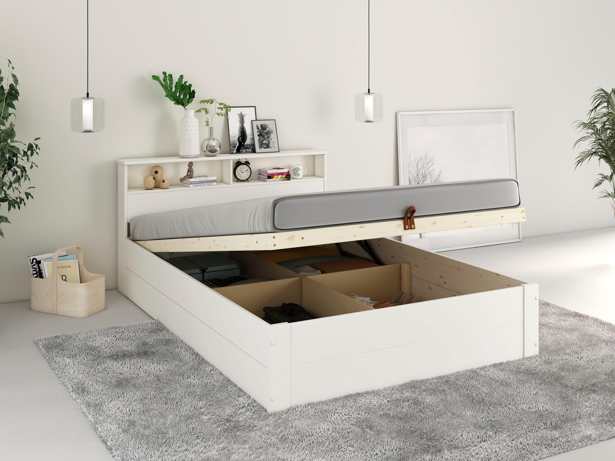 OTTO home Stauraumbett "MAREILLES, Bett, Made in Europe, FSC zertifiziertes günstig online kaufen