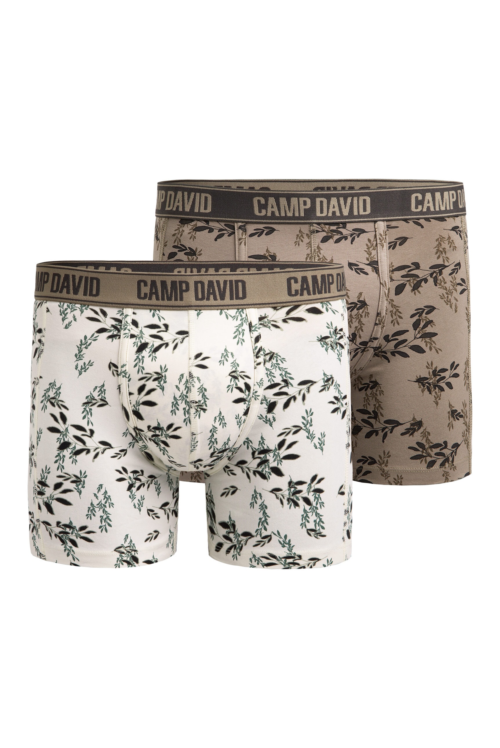 CAMP DAVID Boxershorts »Set:« 2 Stk. mit All Over Print