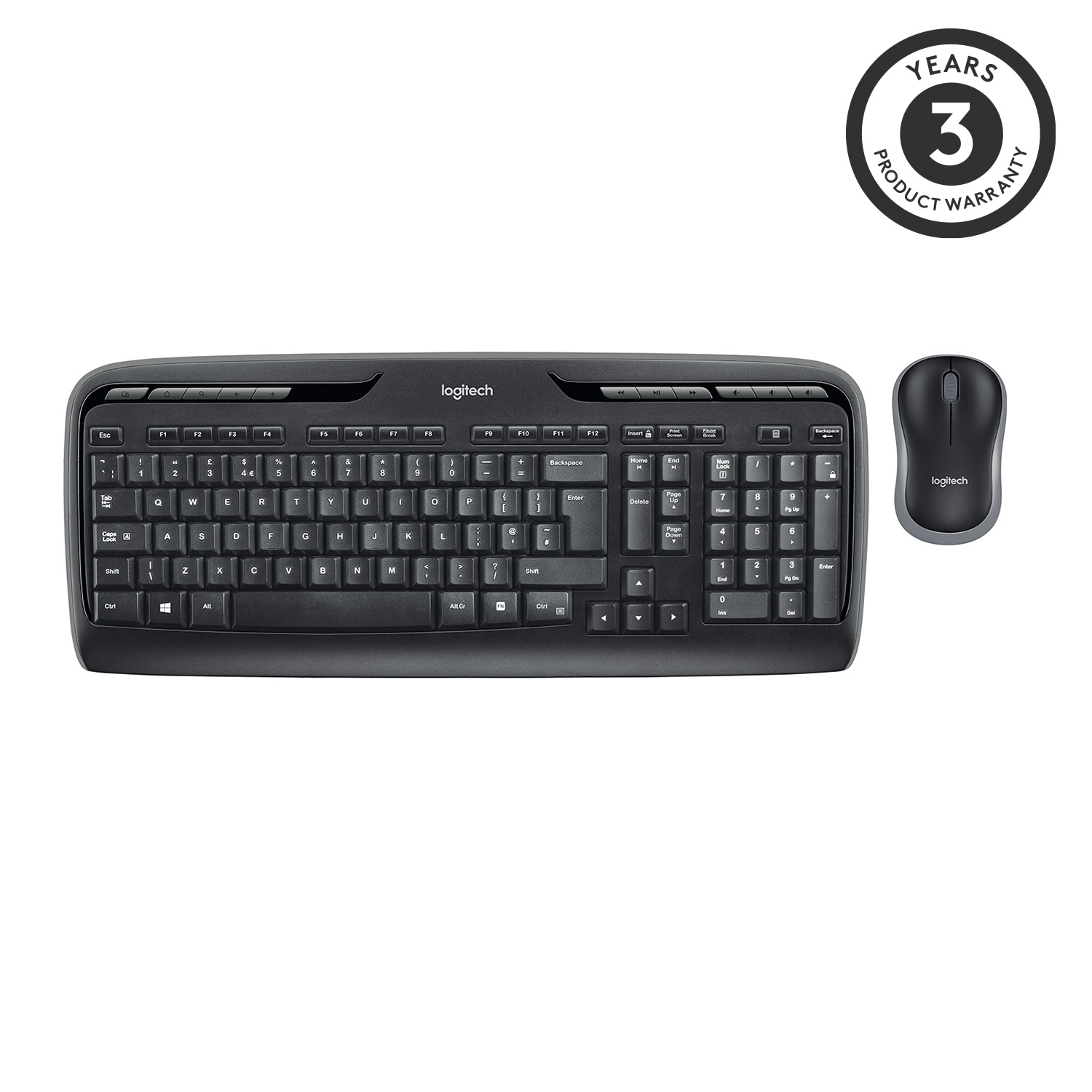Logitech Tastatur- und Maus-Set »Wireless Combo MK330 - US-INT'L«