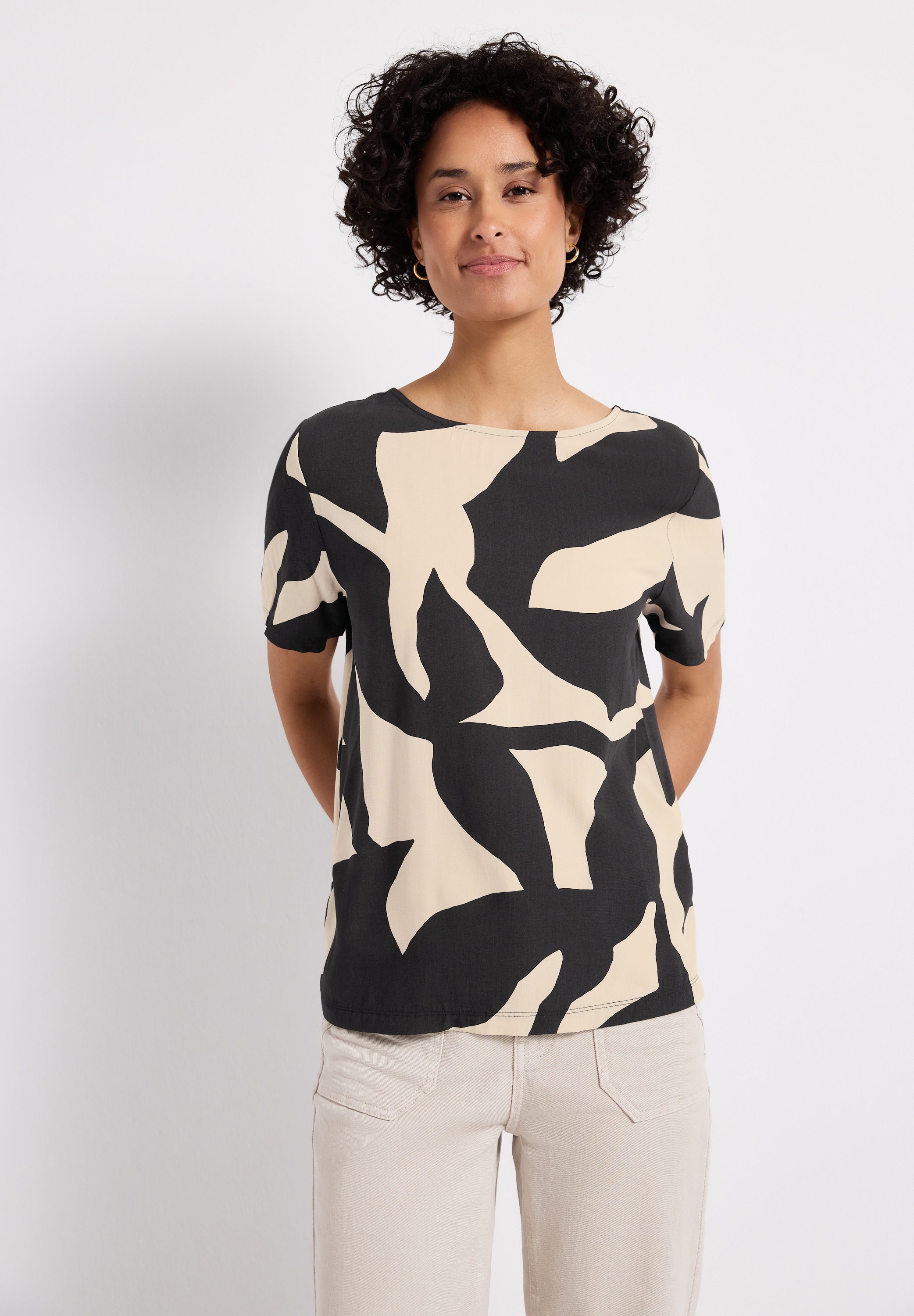 STREET ONE Print-Shirt, im angenehmen Materialmix günstig online kaufen