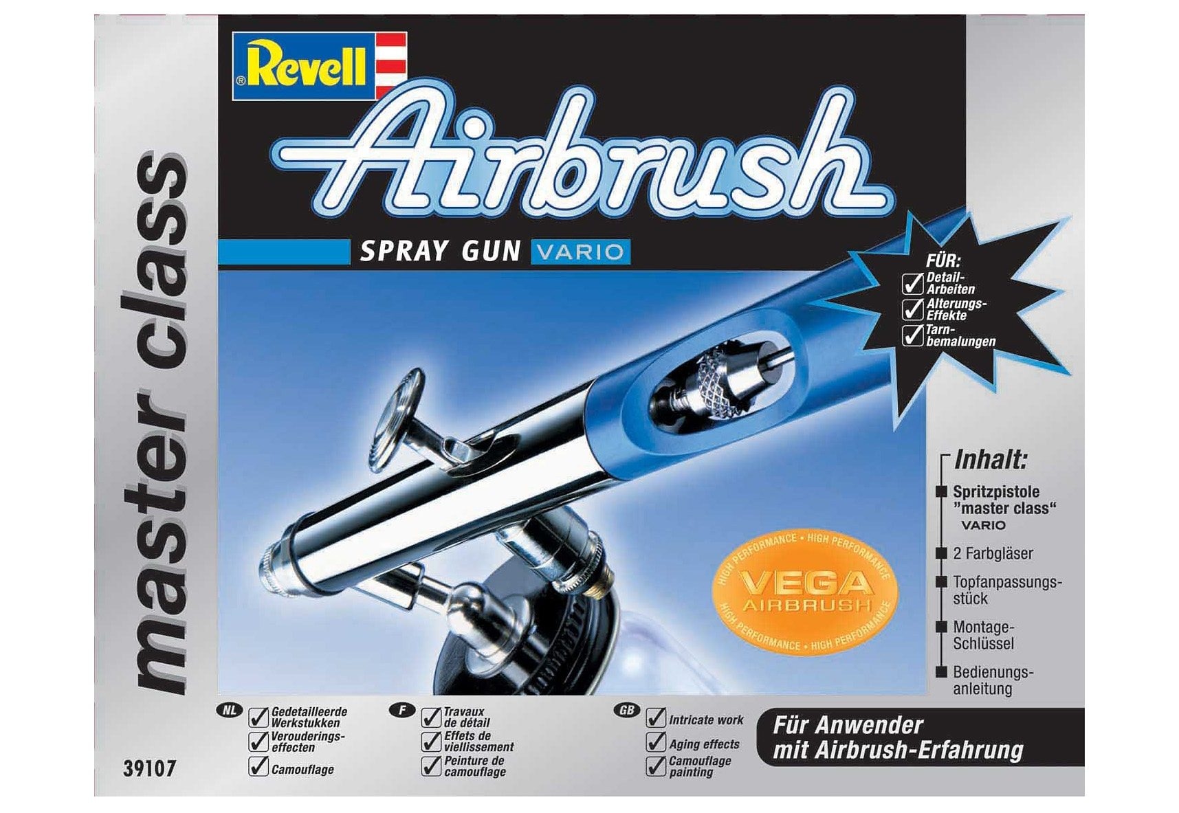 Revell® Farbsprühgerät »Airbrush-Pistole - Spray Gun master class Vario«  kaufen | BAUR