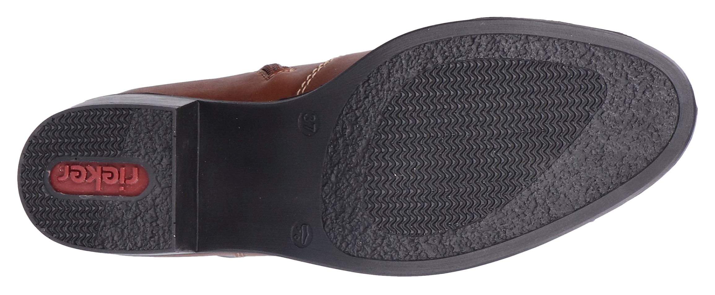 Rieker Stiefelette, Ankleboots, Klassik-Stiefelette, Blockabsatz, Innenreißverschluss