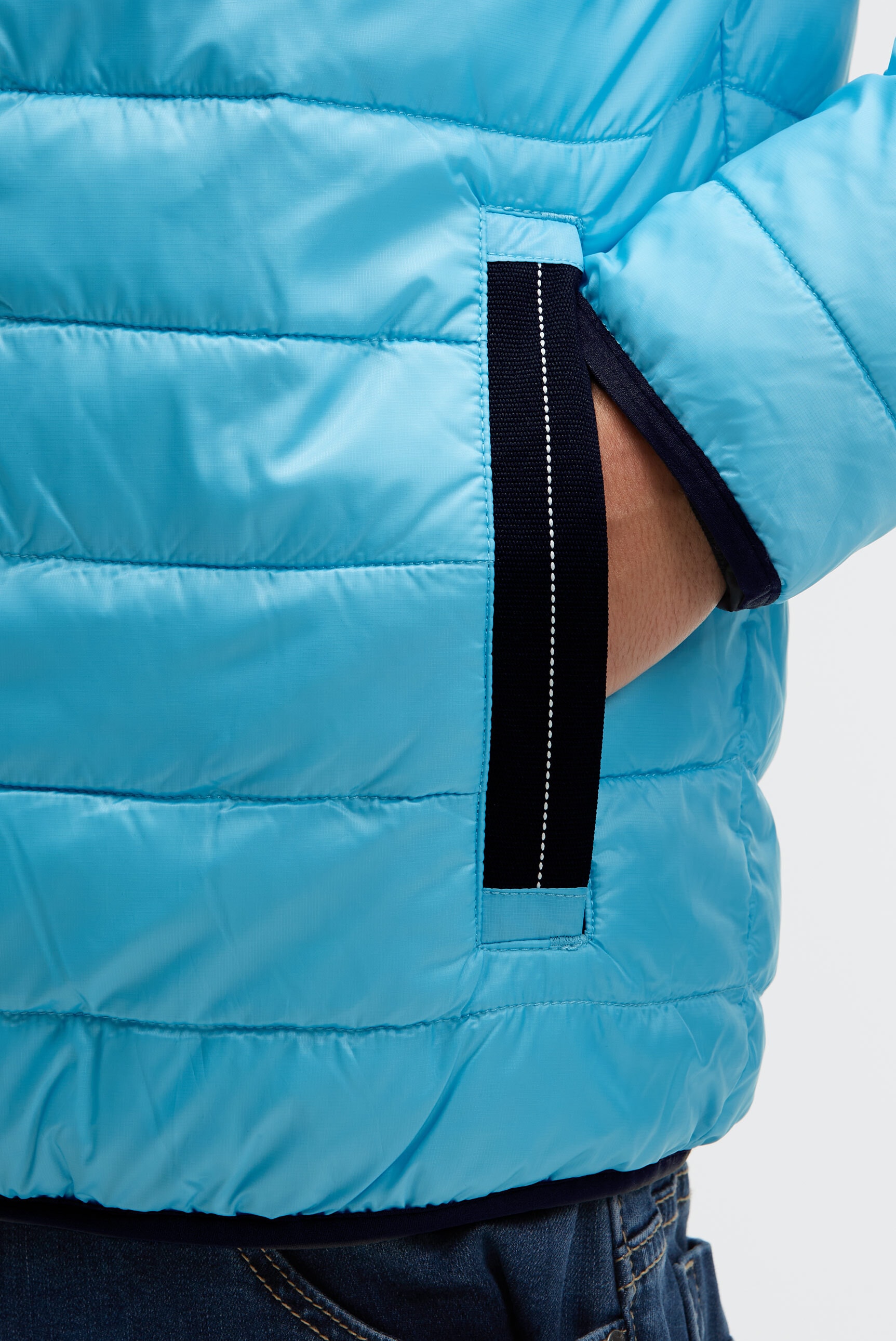 CAMP DAVID Outdoorjacke ohne Kapuze mit Windfangleiste