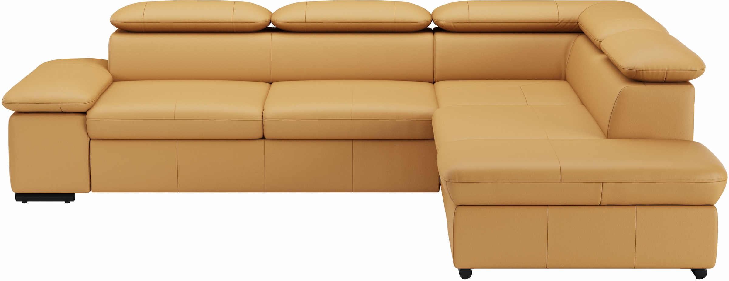 sit&more Ecksofa "Alcudia L-Form, B: 272 cm, Arm- und Kopfteilverstellung, Eckcouch" mit Schlaffunktion, Komfortsitz