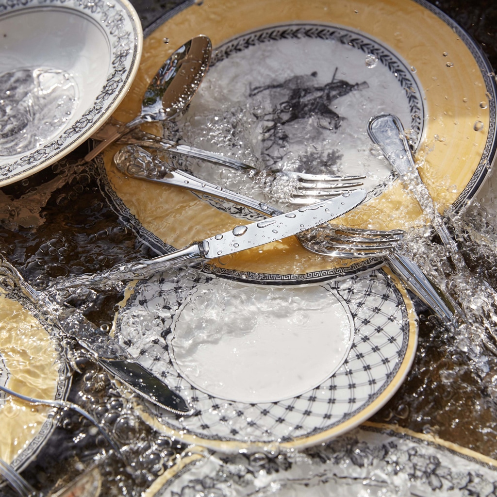 Villeroy & Boch Brotteller »Brotteller Audun Promenade ø 16 cm 6er Set weiß-grau-gelb«