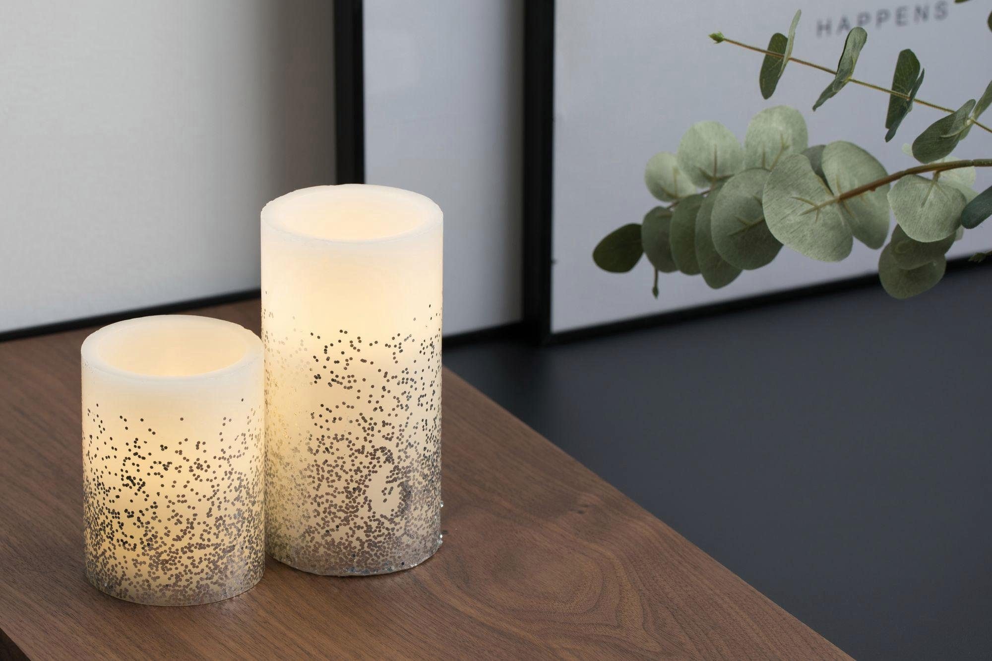 Pauleen LED-Kerze Candle Glitter | »Glowing kaufen Set« BAUR 2er