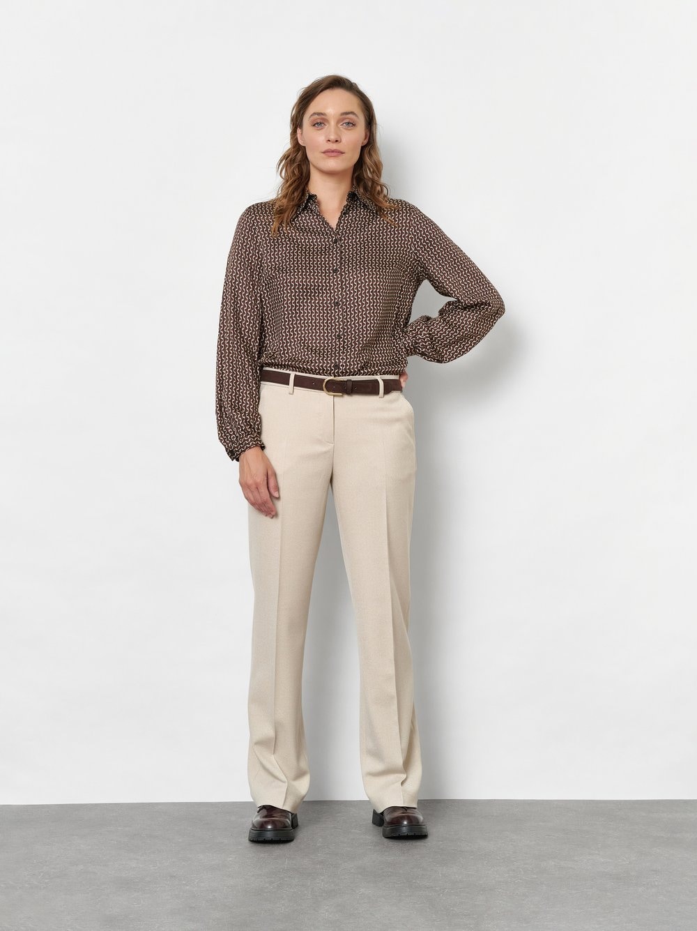 TONI Stoffhose »Jenny Wide Leg«  mit Bügelfalten und Stretch