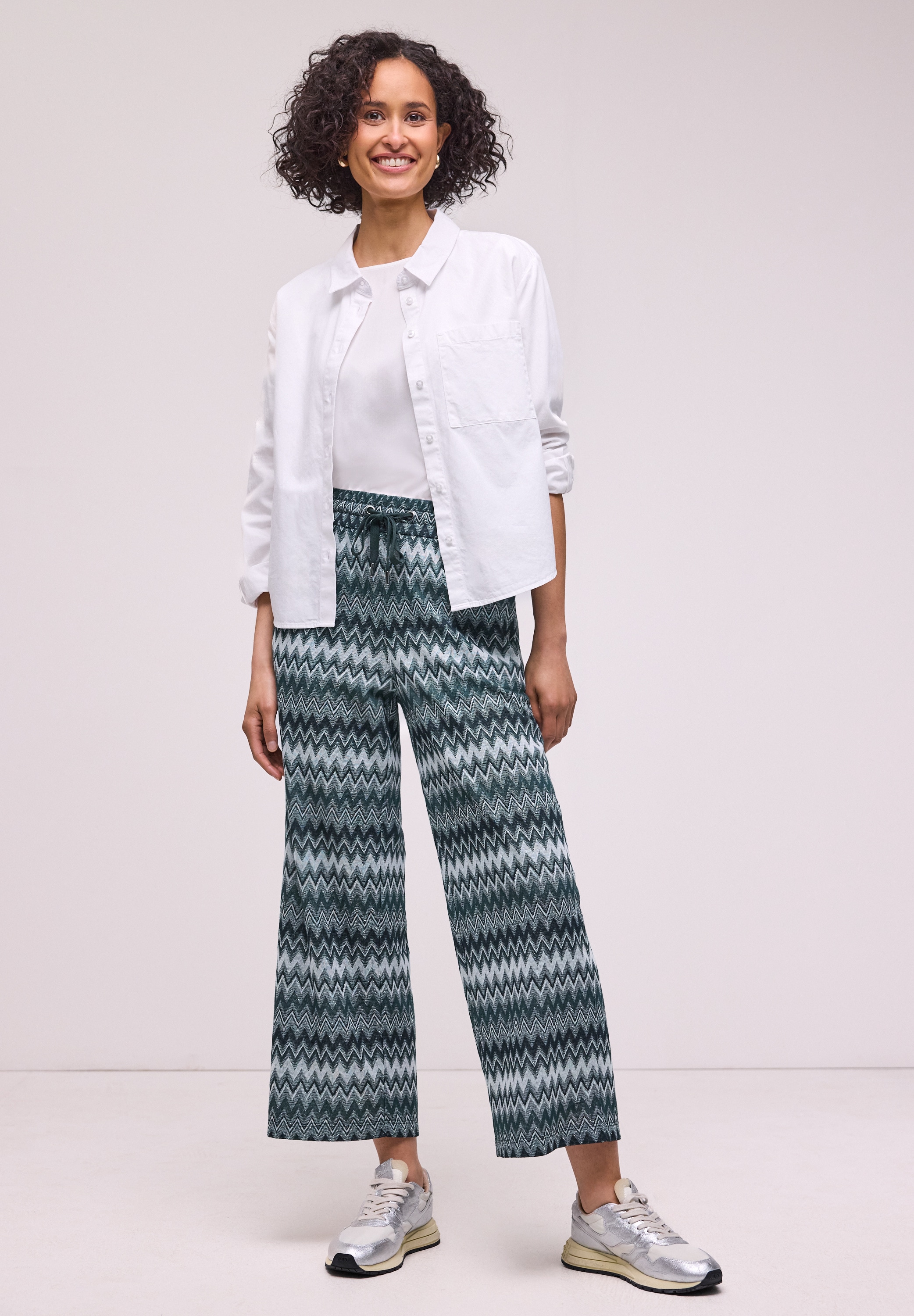 STREET ONE Stoffhose  Jacquard