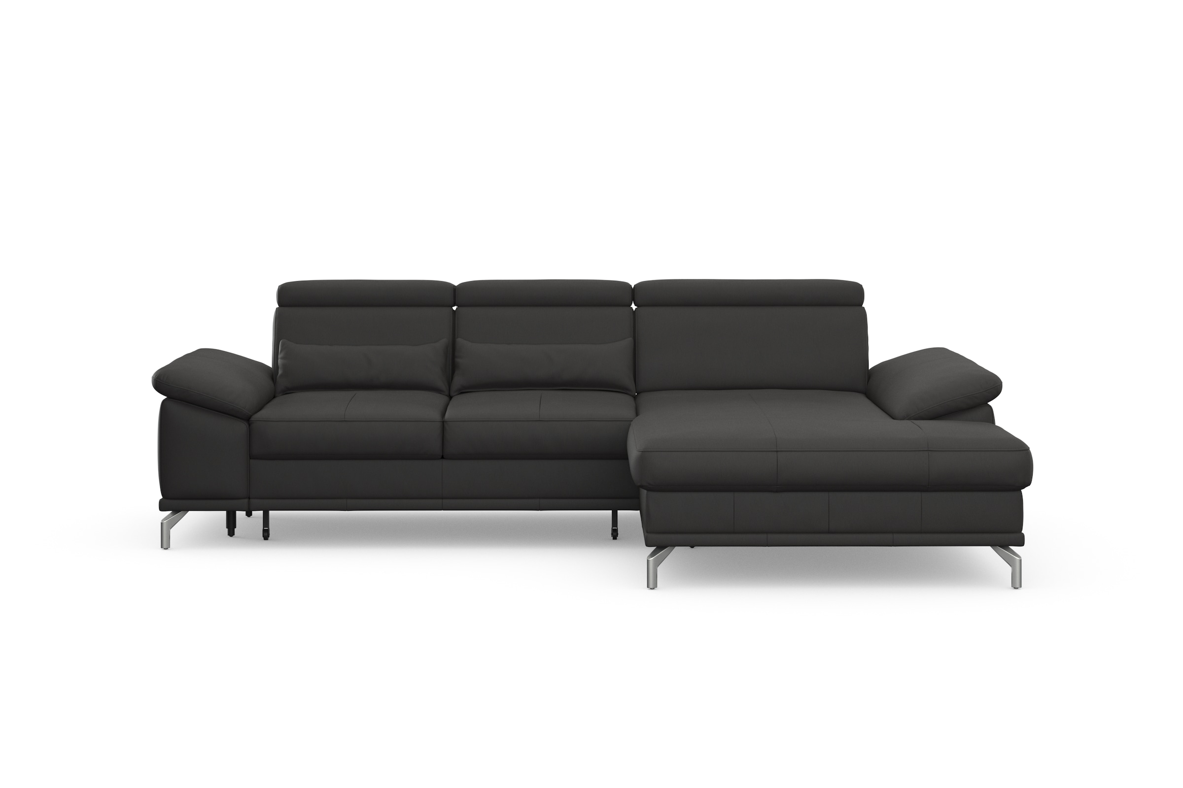 sit&more Ecksofa Cabrio L-Form, mit Sitztiefenverstellung, Arm- und Kopftei günstig online kaufen