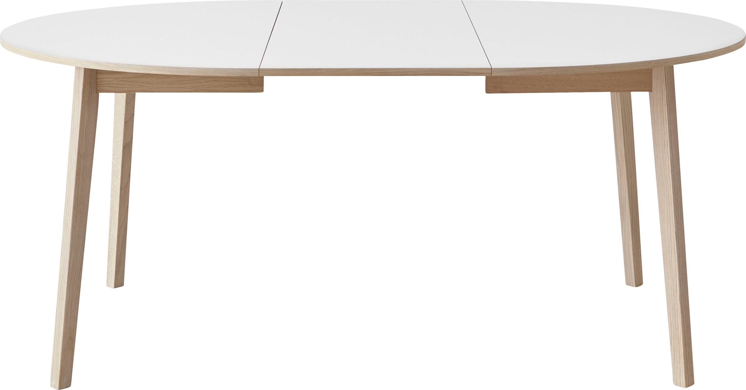 cm, kaufen aus BAUR Einlegeplatten 2 Single«, Massivholz, inklusive »Basic Gestell | Esstisch Ø130/228 Furniture Hammel Hammel by
