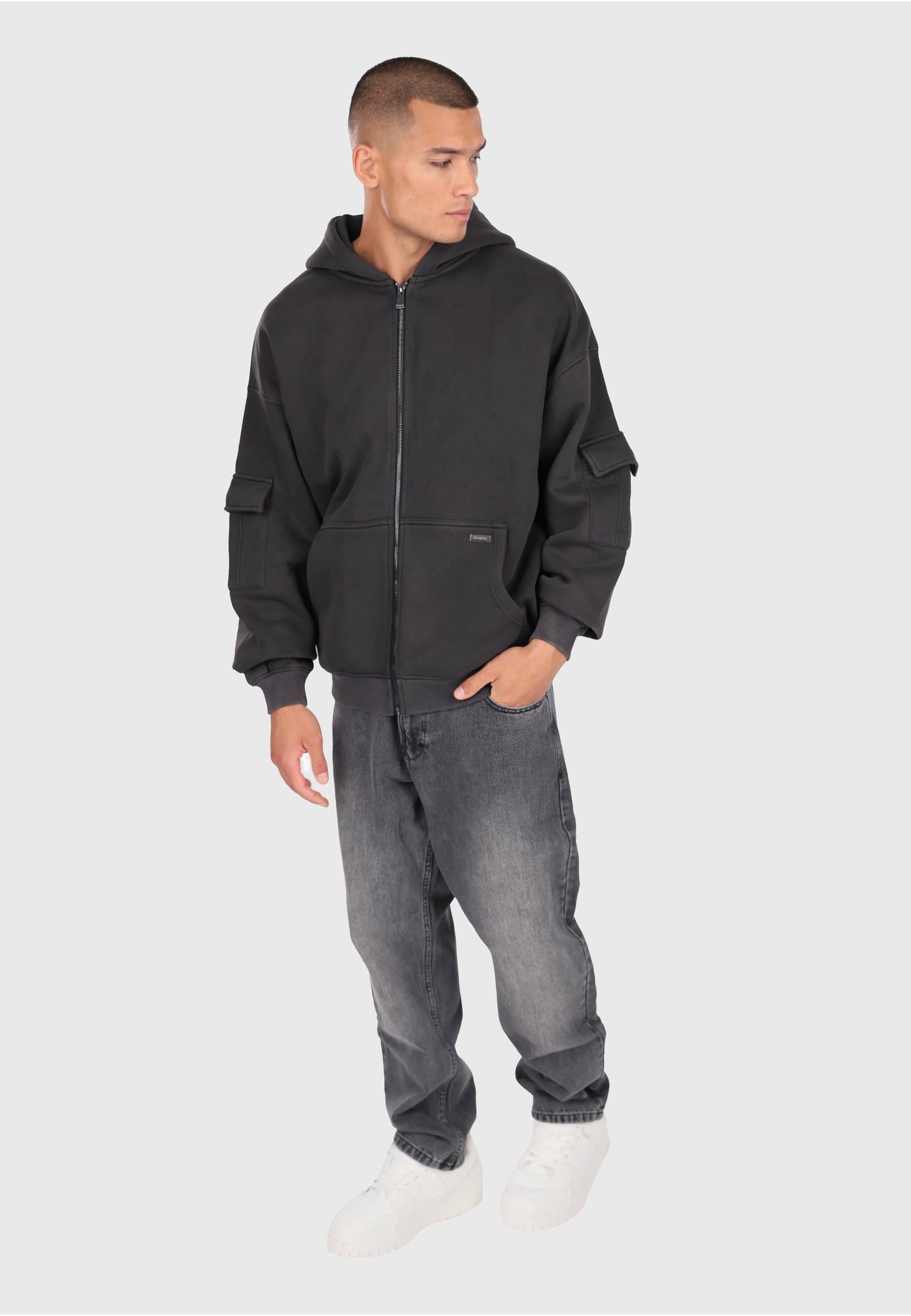 Dropsize Sweatjacke »Dropsize CARGO ZIPPER HOODIE«