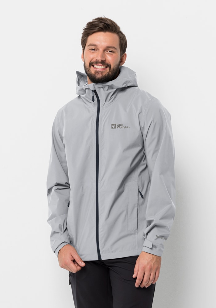 Jack Wolfskin Outdoorjacke "ELSBERG 2.5L JKT M", mit Kapuze