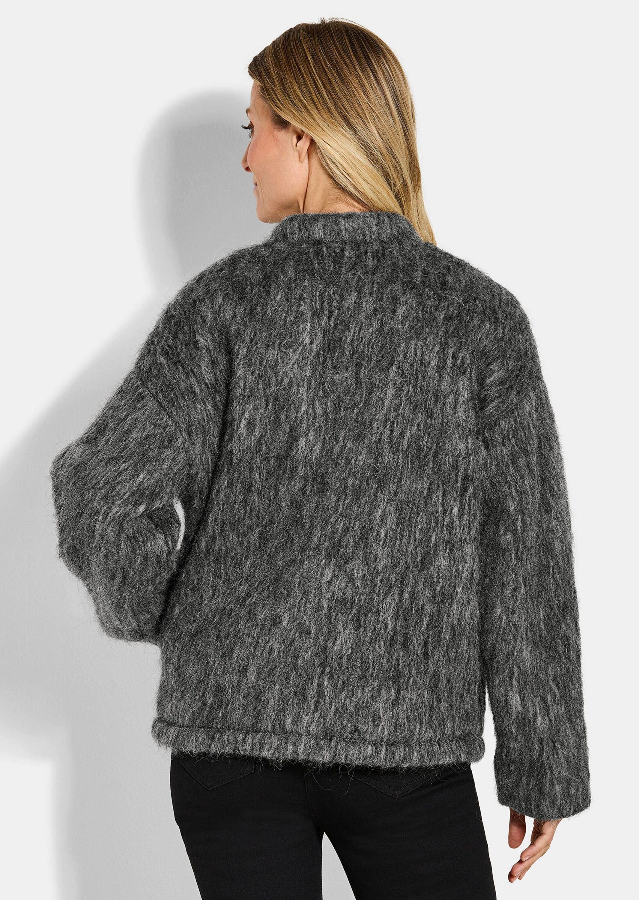 GOLDNER Kurzjacke »Warme Wolljacke in melierter Optik«