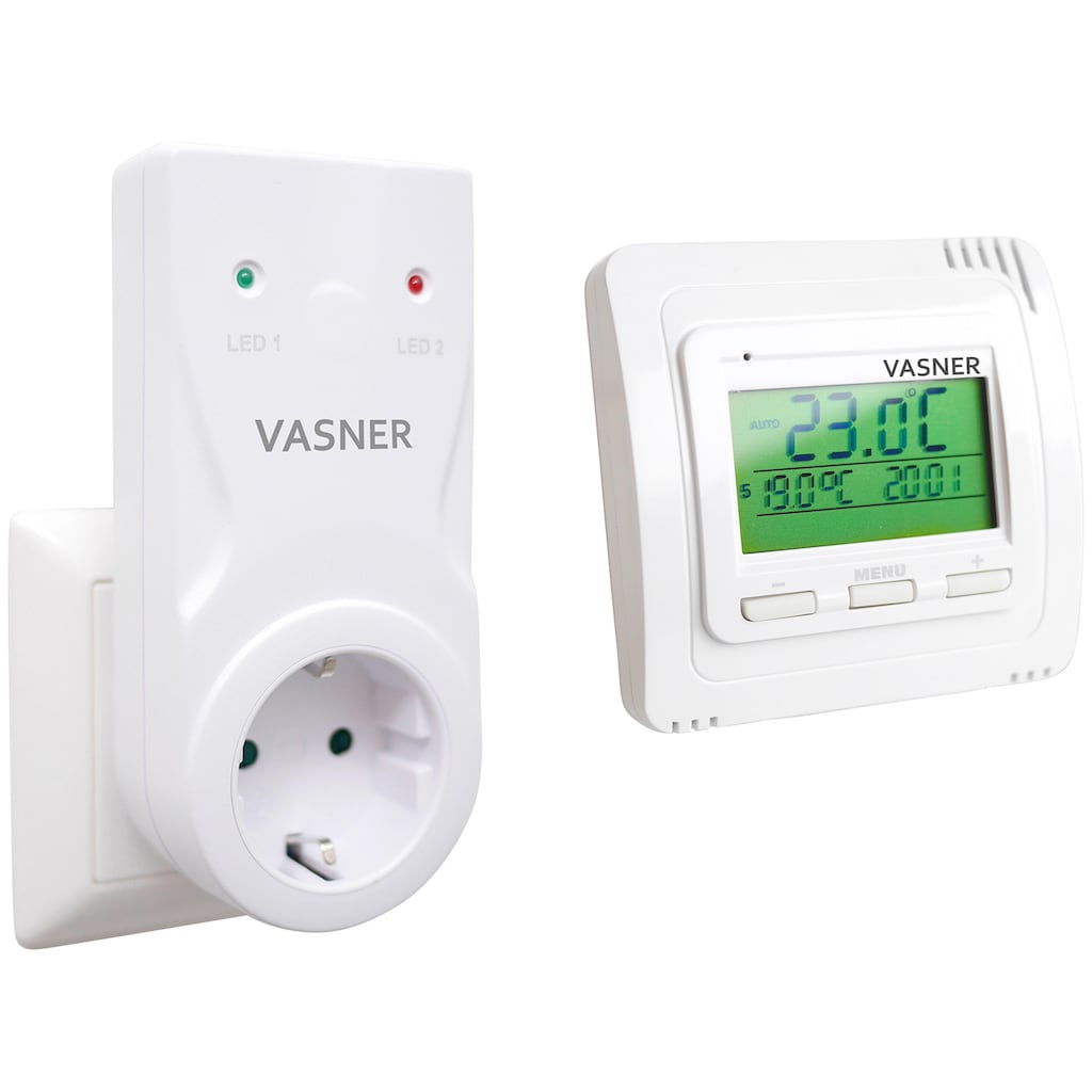 Vasner Raumthermostat »VFTB-AS«, für Infrarotheizung, Sender + Steckdosen Empfänger