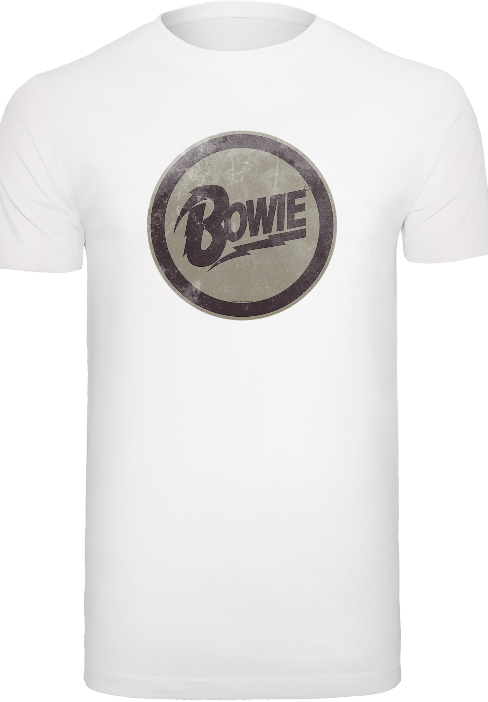 F4NT4STIC T-Shirt »David Bowie Logo«, Herren,Premium Merch,Regular-Fit,Basic,Bandshirt