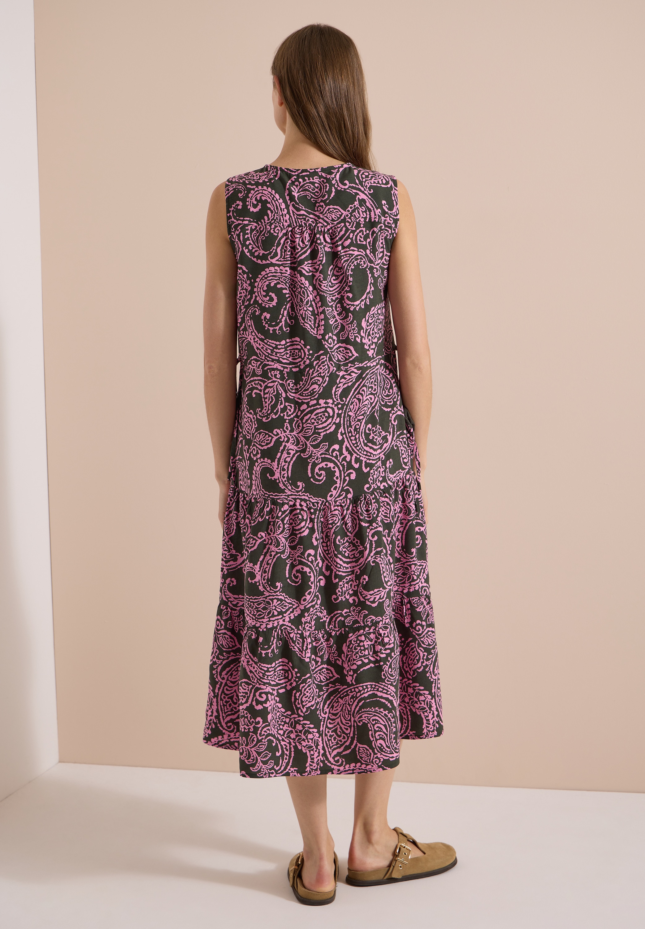 Cecil Midikleid Ohne Taschen mit allover Print
