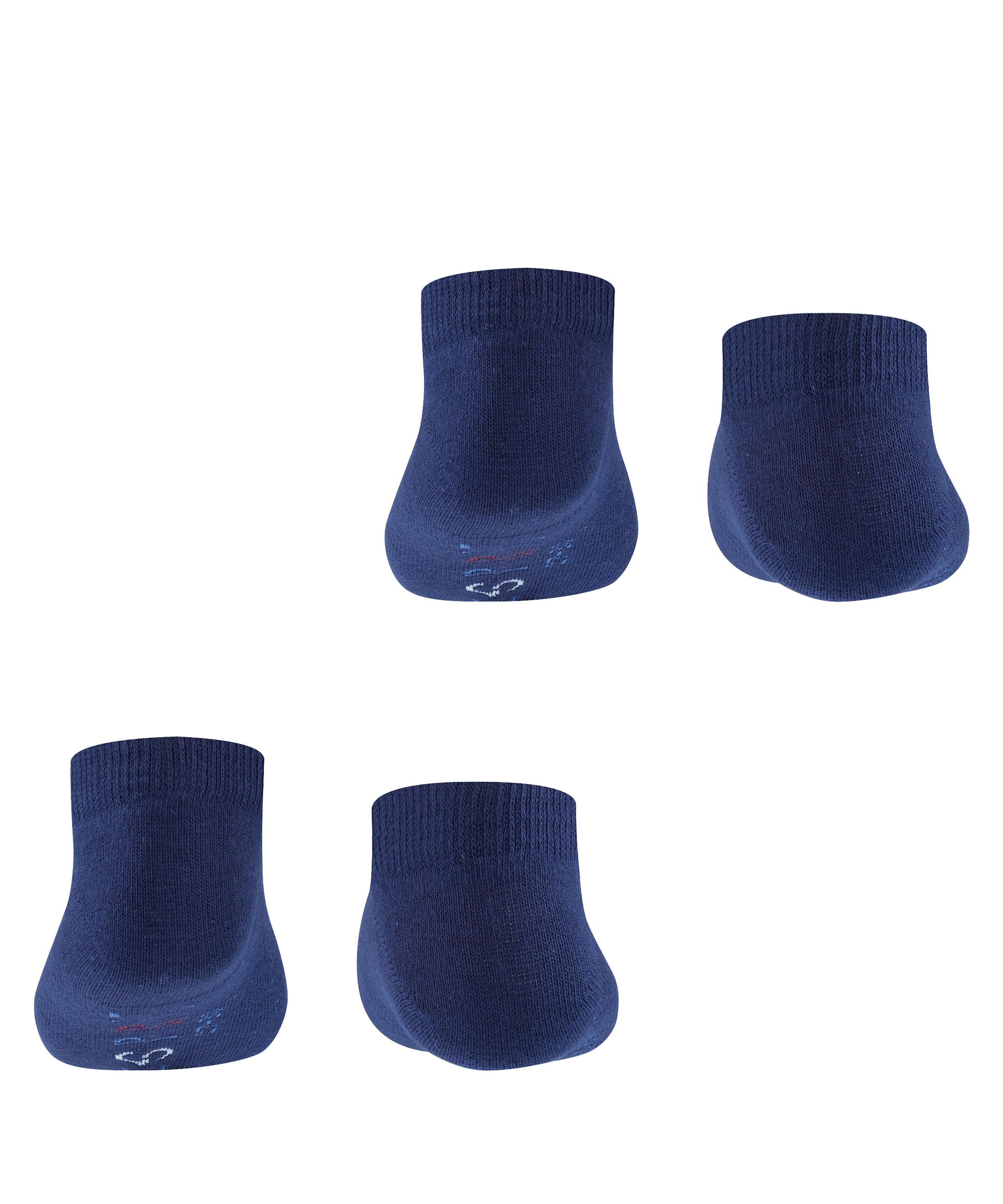 Esprit Sneakersocken »Foot Logo« 2 Paar,  verstärkt, knöchelfrei, Cotton-Mix