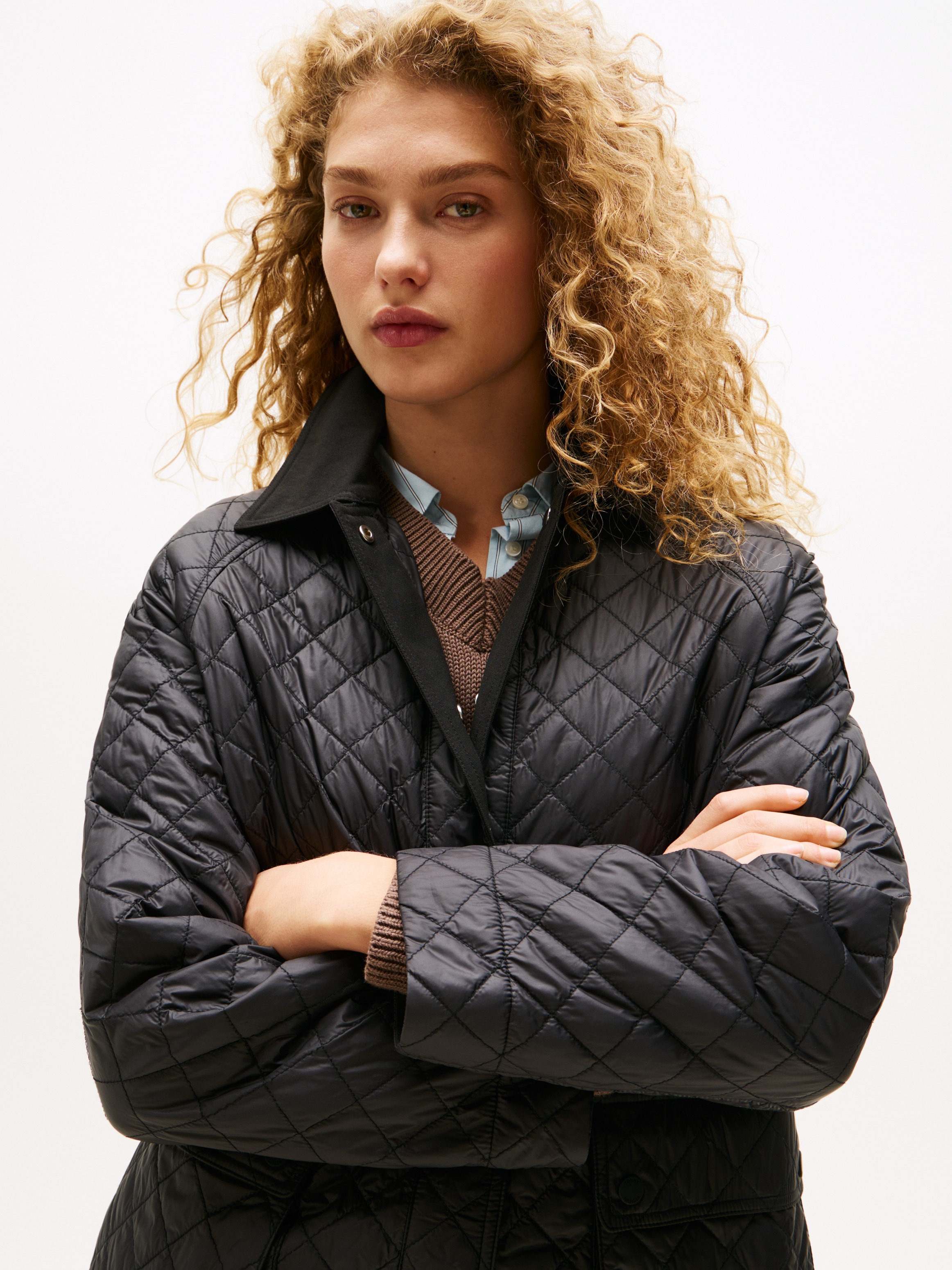 Tommy Hilfiger Kurzmantel "PADDED NYLON REG QUILTED COAT" günstig online kaufen