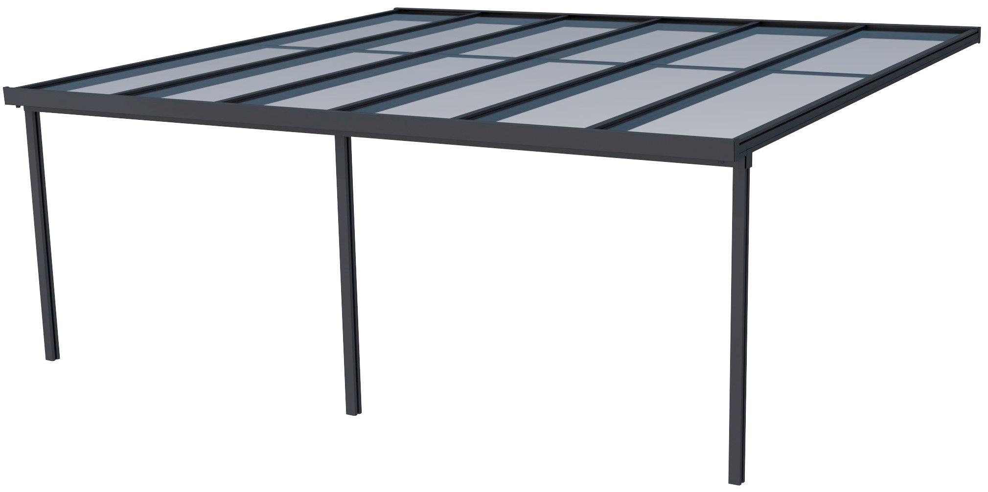 Terrassendach »Premium«, BxT: 611x506 cm, Dach Polycarbonat klar