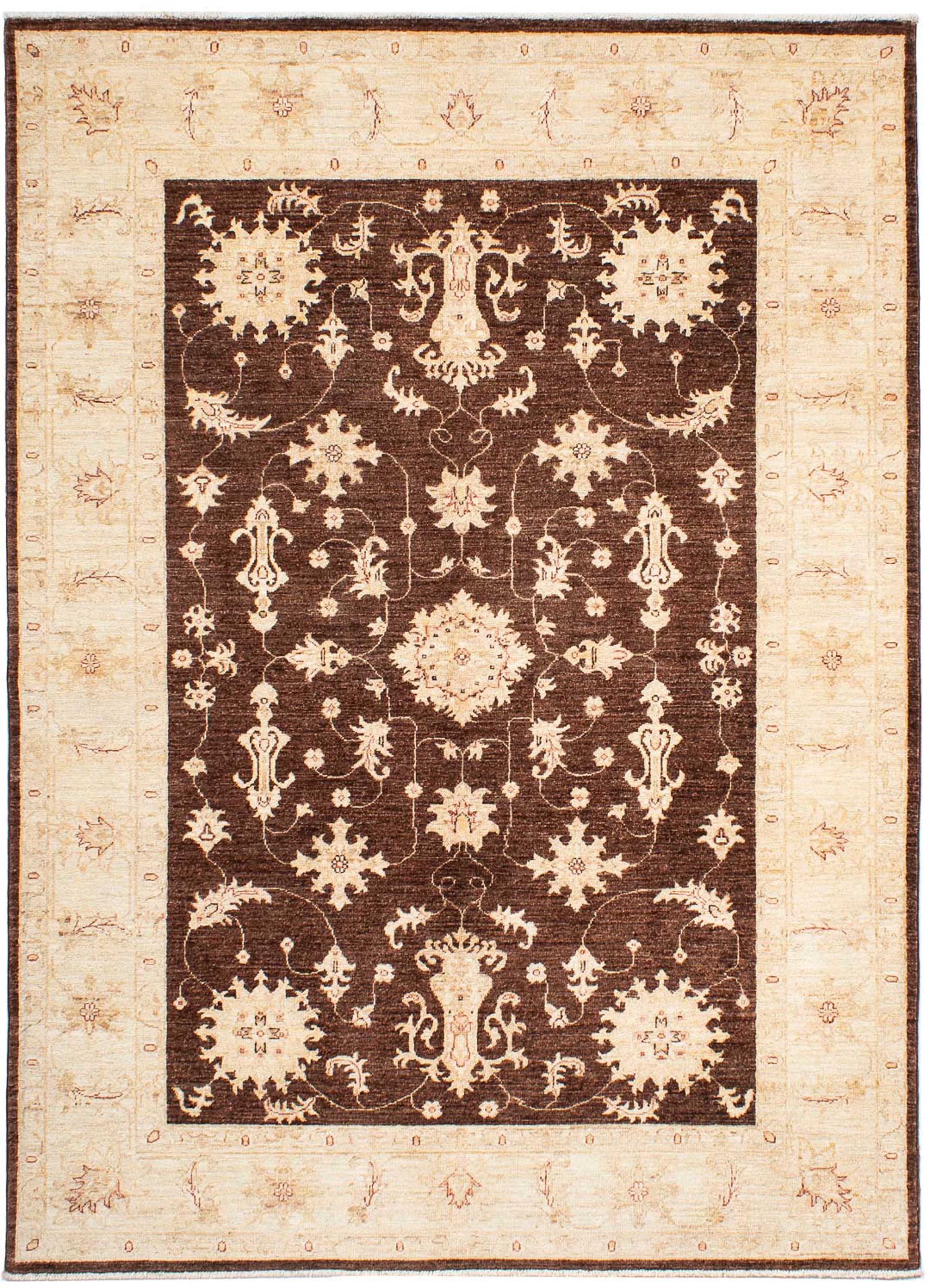 morgenland Orientteppich »Perser - Nomadic - 233 x 167 cm - braun«, rechteckig, Wohnzimmer, Handgeknüpft, Einzelstück mit Zertifikat