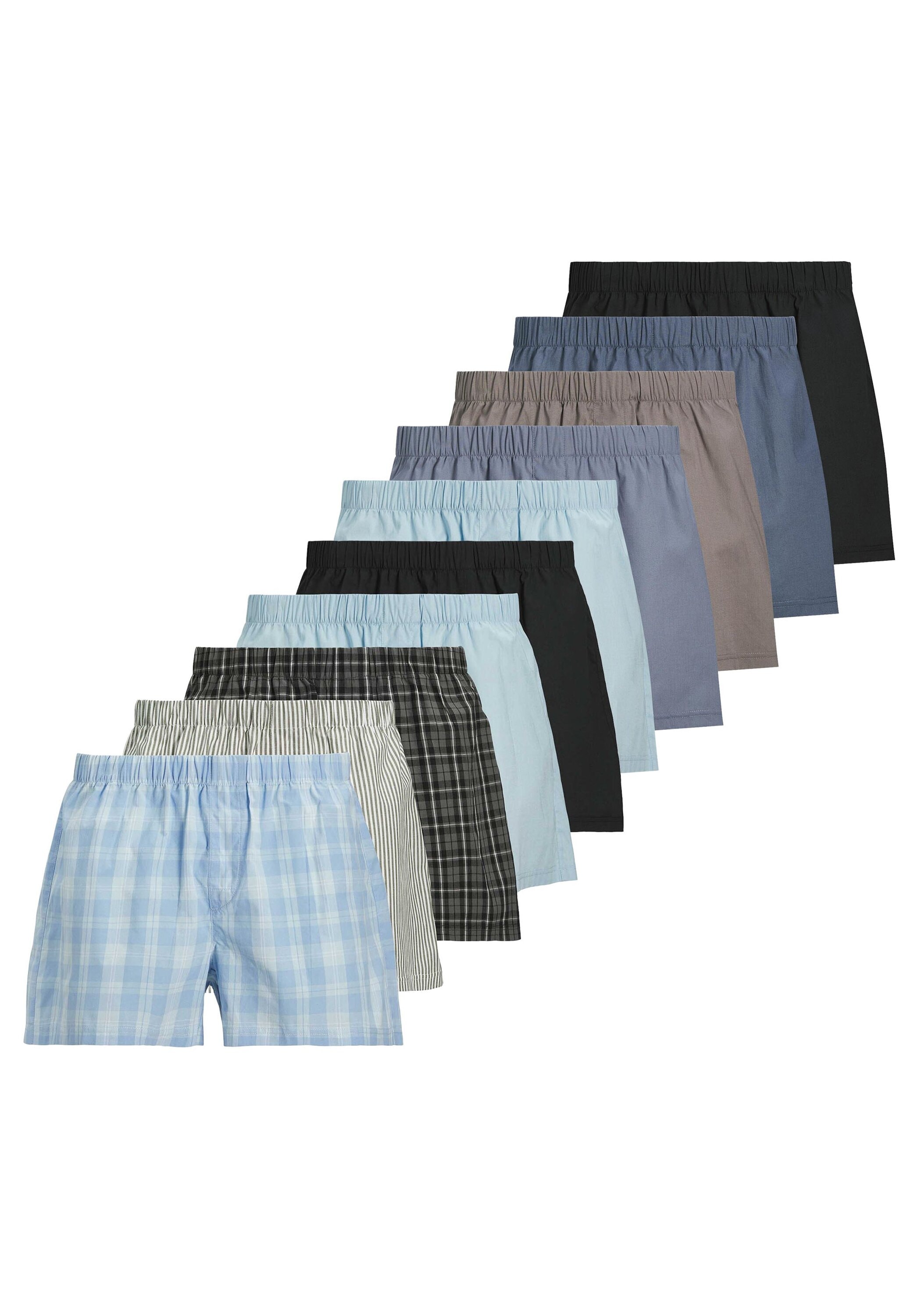 Jack & Jones Webboxer "Web-Boxershorts JACMILANO WOVEN BOXERS 10 PACK 10er günstig online kaufen