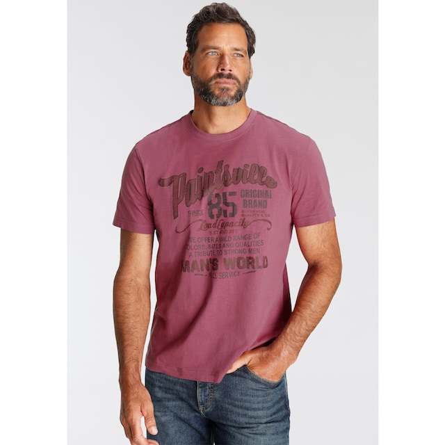 Man\'s World T-Shirt, mit Print ▷ kaufen | BAUR