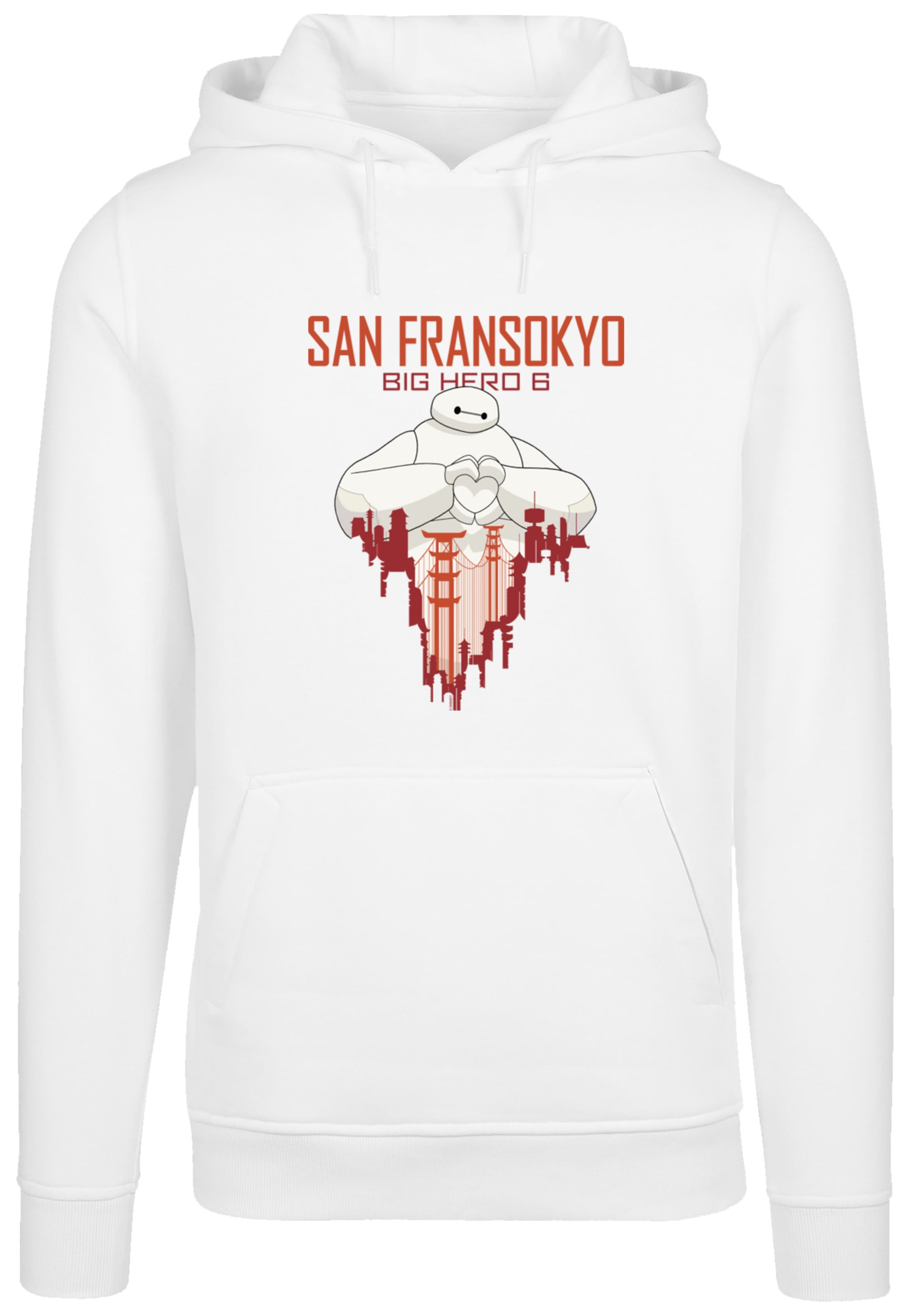 F4NT4STIC Kapuzenpullover "Big Hero 6 Baymax San Fransokyo Heart", Premium günstig online kaufen