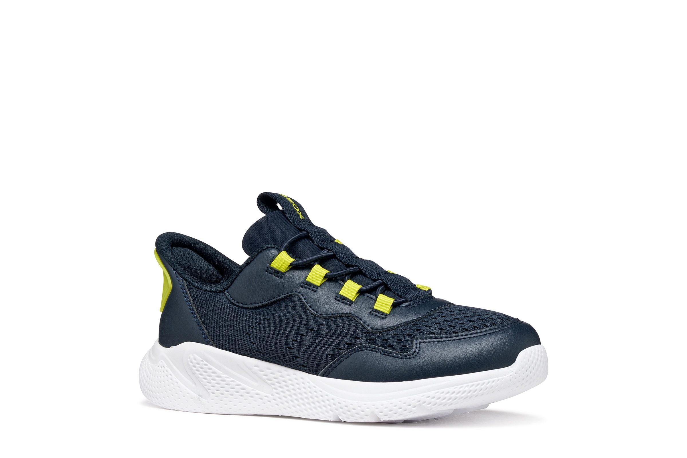 Geox Keilsneaker "J SPRINTYE FAST IN B" Freizeitschuh mit Kontrastbesätzen, Größenschablone zum Download