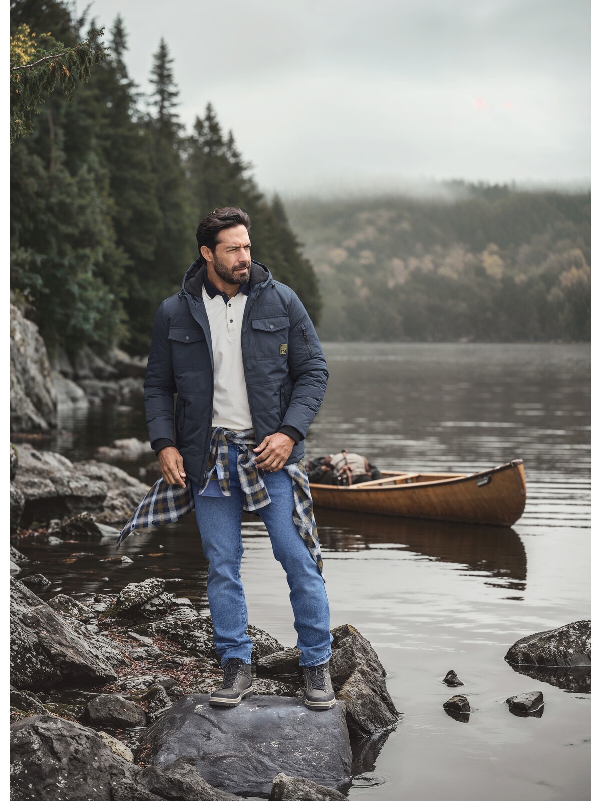 Jan Vanderstorm Eirholm Men's Outdoor Jacket Dark Blue 58 3