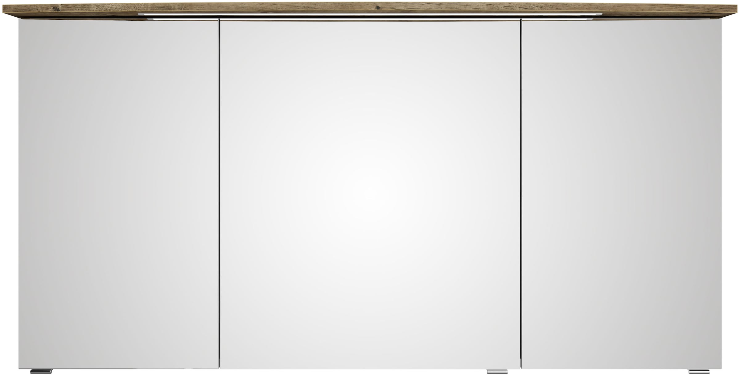 Saphir Badmöbel-Set »Serie 4010 2-teilig Keramik-Waschtisch mit LED-Spiegelschrank«, (Set), Badezimmer Set 144 cm breit, inkl. Türdämpfer, 5 Türen, 2 Schubladen