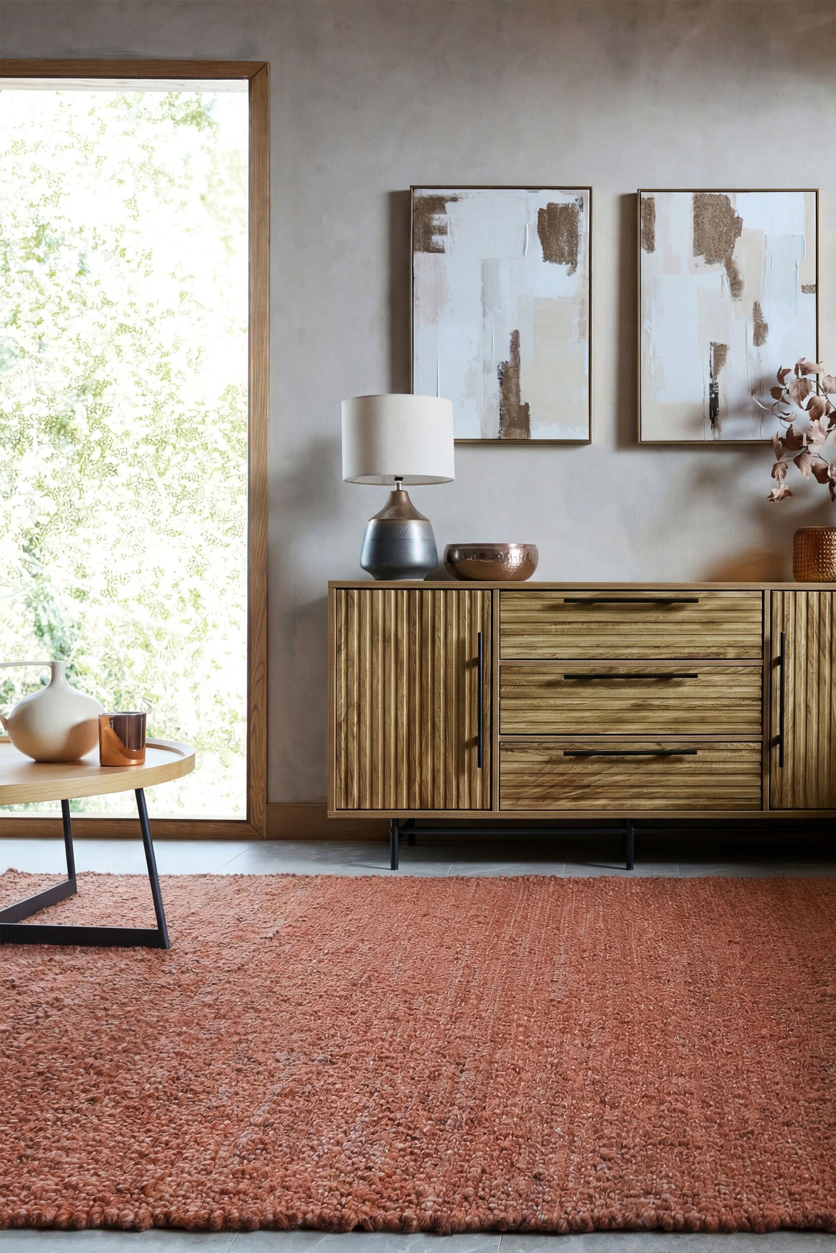 FLAIR RUGS Designteppich "FINLEY" rechteckig 10 mm Höhe Bouclé-Design in Wolloptik