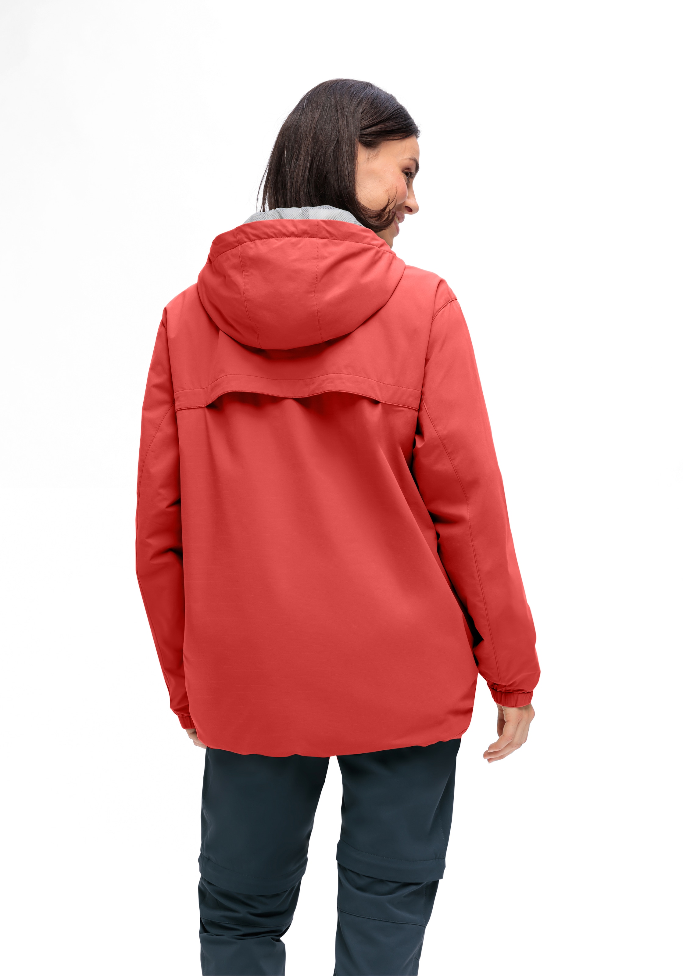 Maier Sports Outdoorjacke »OkokO«, Unisex Windbreaker, Schlupfjacke wasserdicht, verstellbare Kapuze
