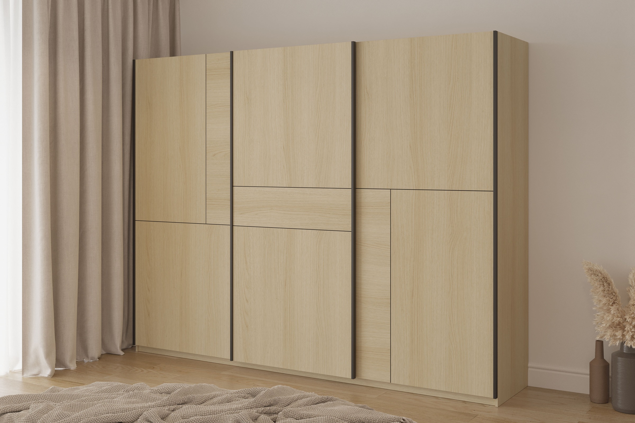 Home affaire Schiebetürenschrank "Cube Garderobenschrank incl.kompletter In günstig online kaufen