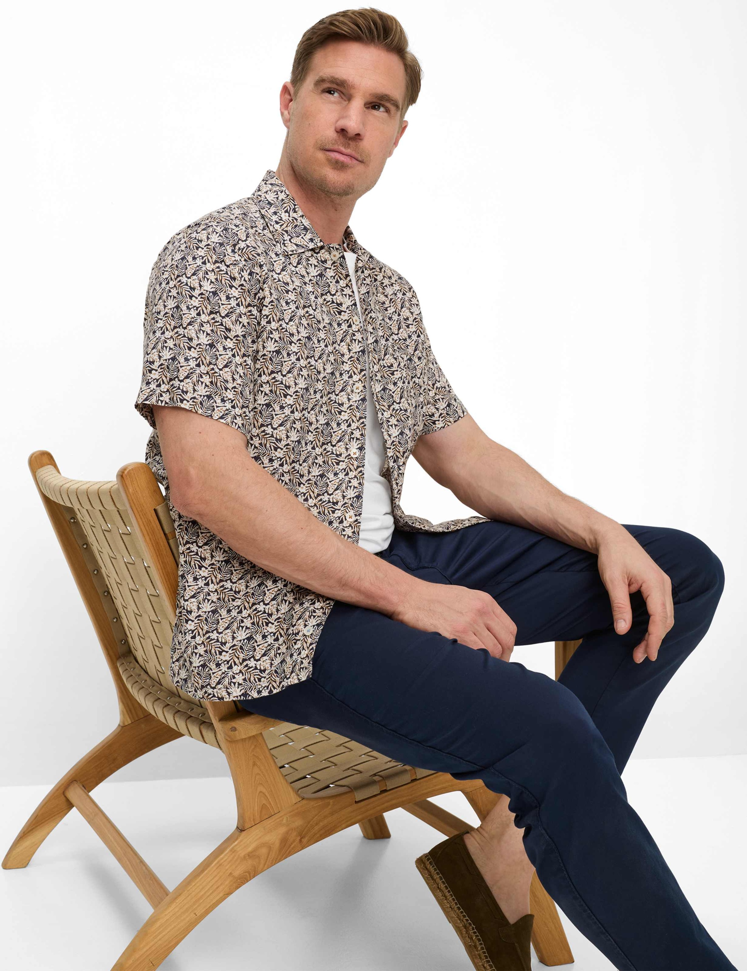 Brax Leinenhemd »Style LUKE«