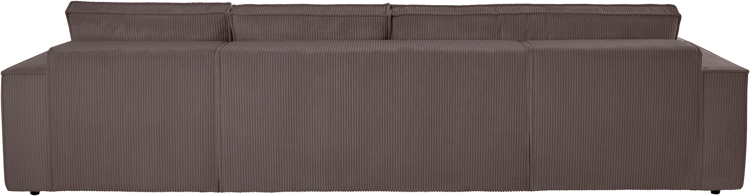 OTTO home Wohnlandschaft »Cassi, 311 cm, U-Form, Schlafsofa, Dauerschläfer, Boxspringfederung«, Schlaffunktion m. Bettkasten (Cord-Bezug