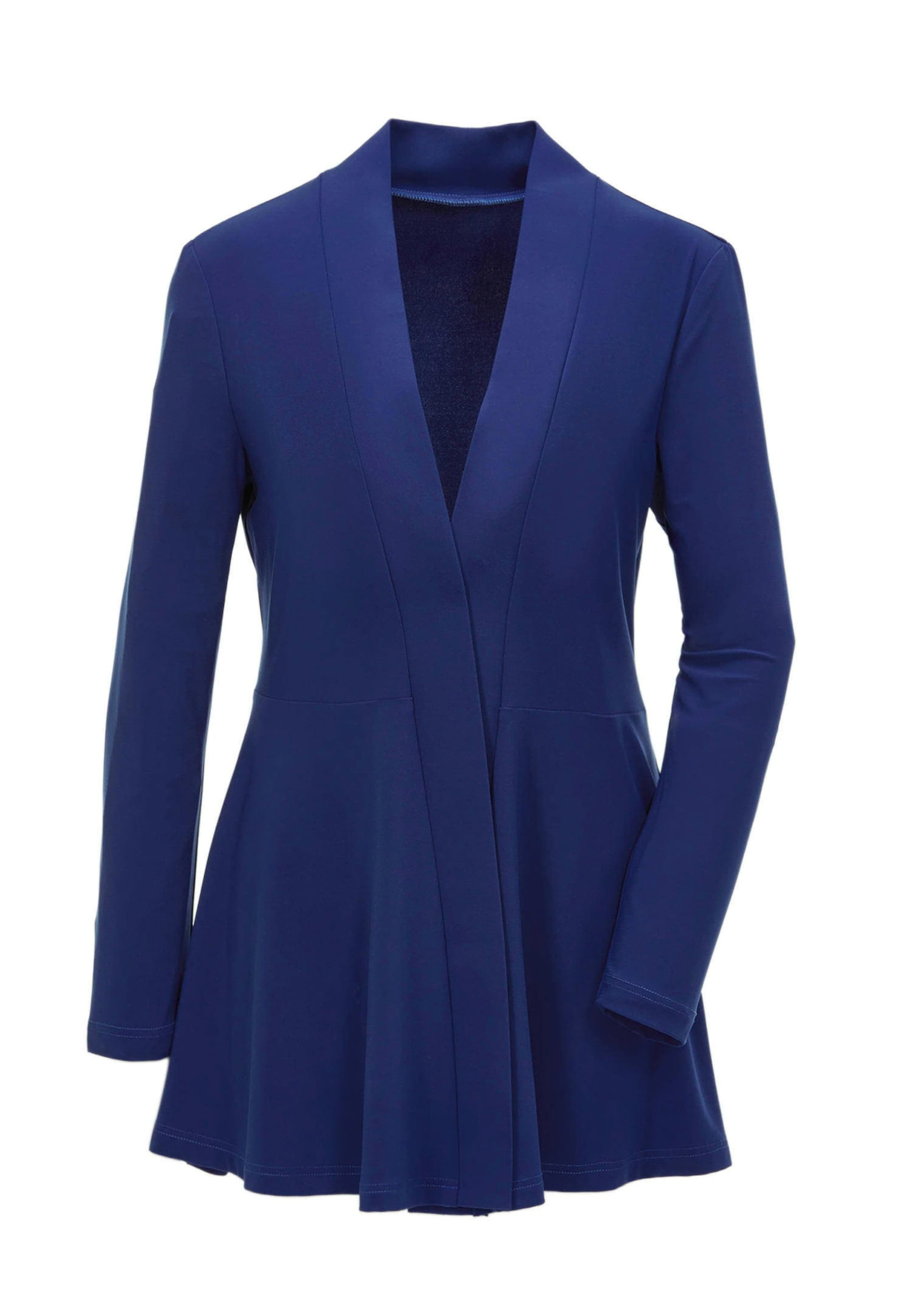 GOLDNER Sweatjacke "Leichte Shirtjacke lila mit Stretch" günstig online kaufen