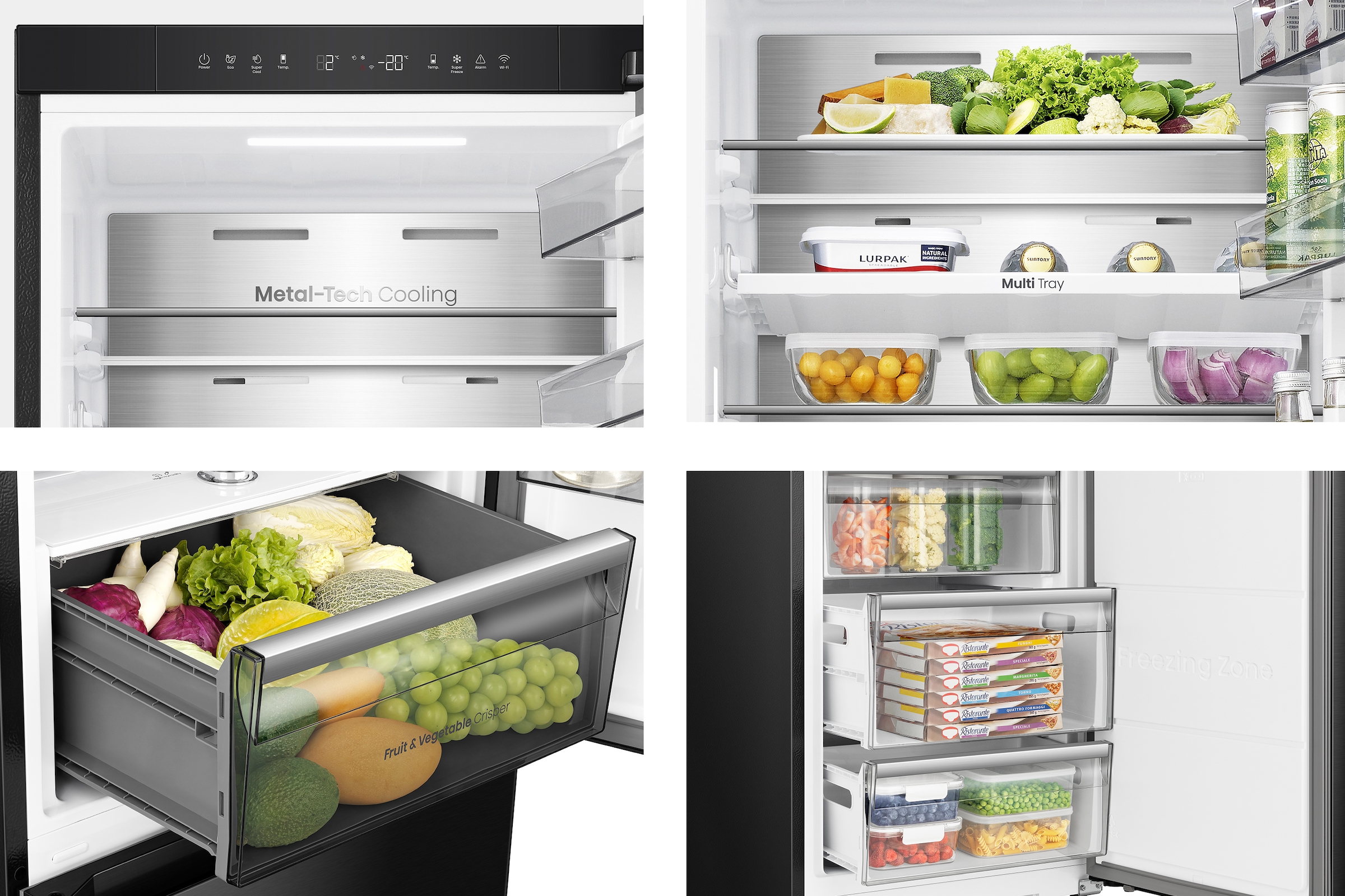 Hisense Kühl-/Gefrierkombination »RB3K330SAFC« 185,6 cm hoch 59,5 cm breit Total NoFrost