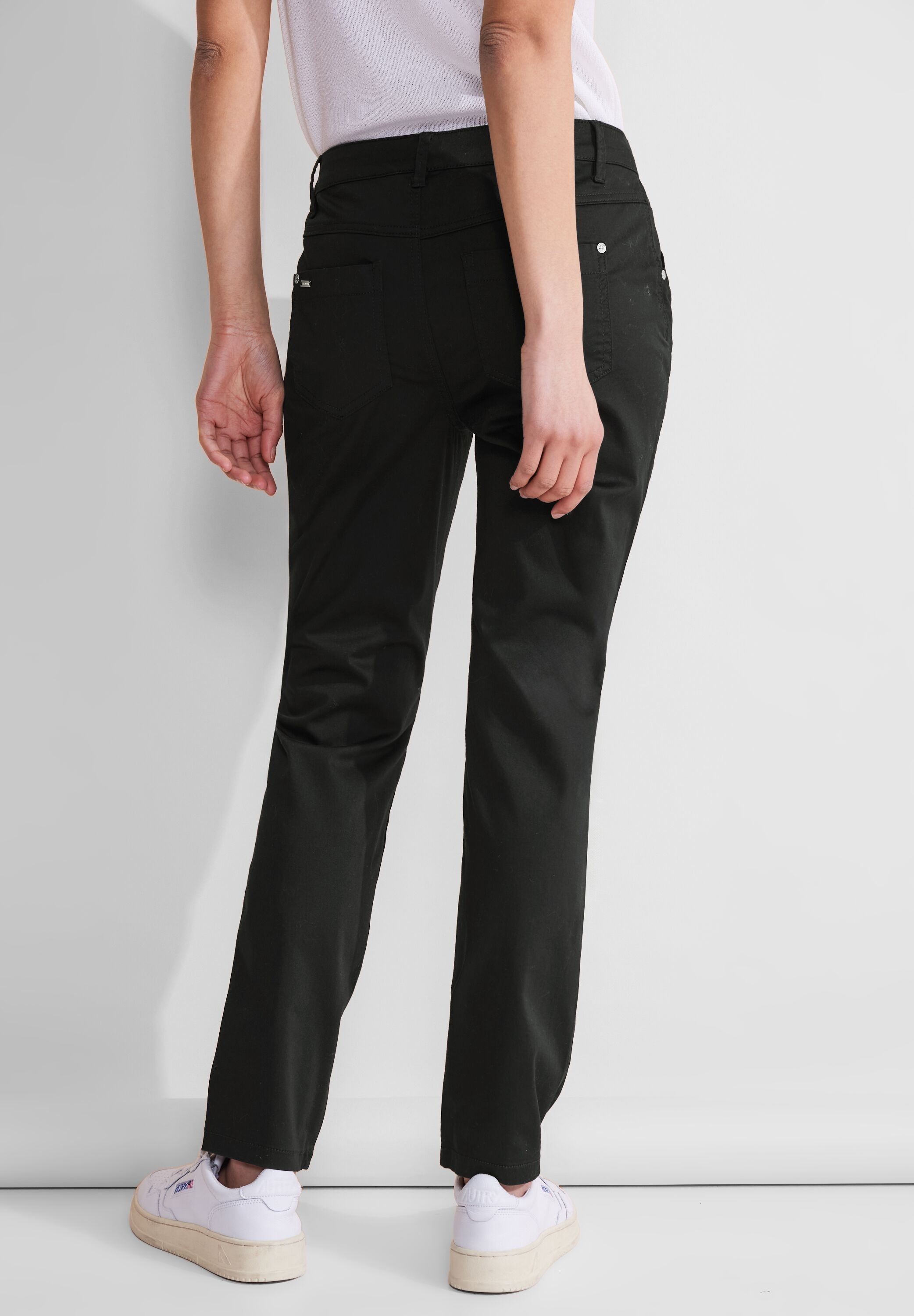 STREET ONE Röhrenhose, Middle Waist günstig online kaufen