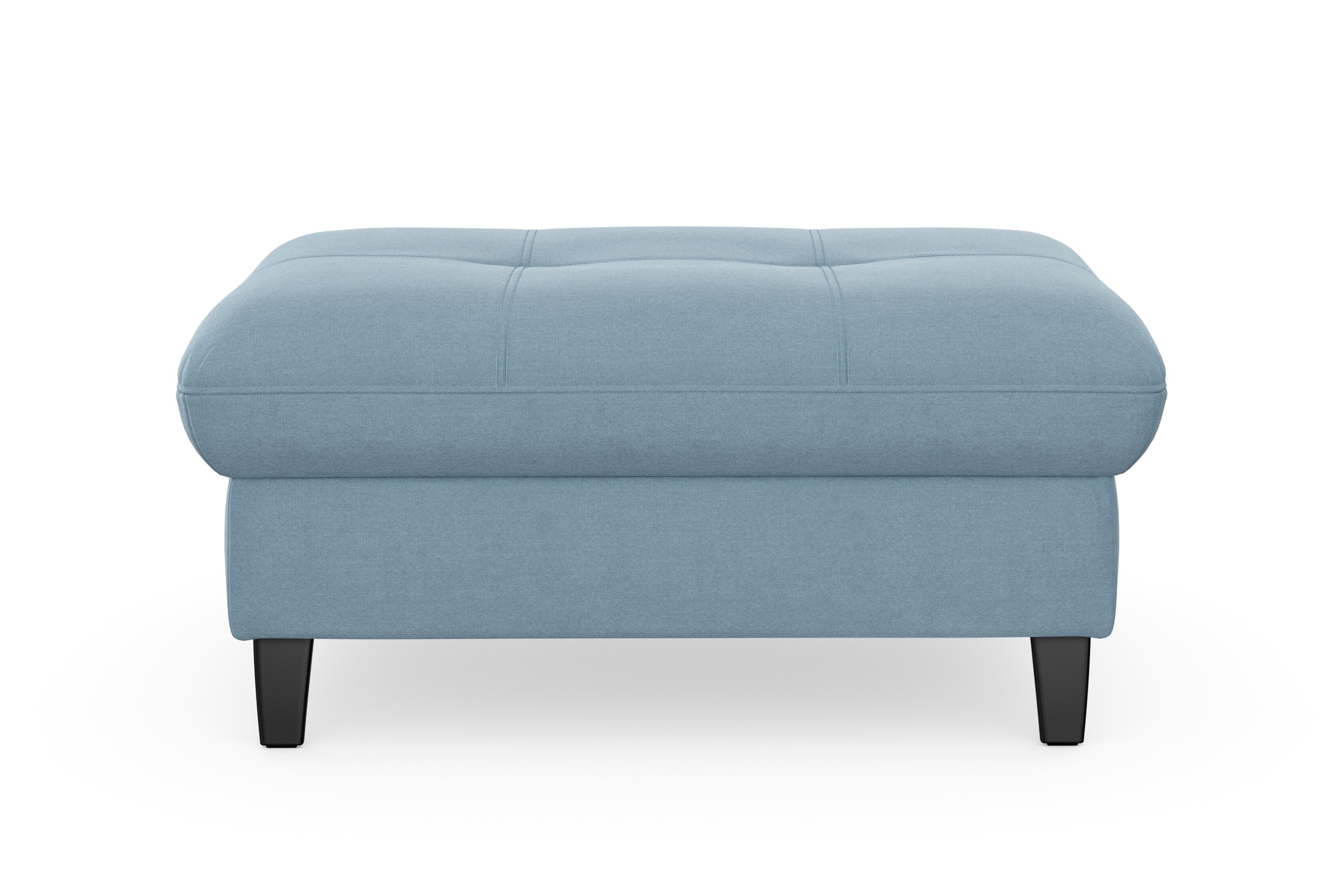 Stauraumhocker SIT & MORE "Maggiore", blau (hellblau), B:102cm H:48cm T:67cm, 98% Polyester, 2% Polyamid, Hocker, mit Stauraum 3
