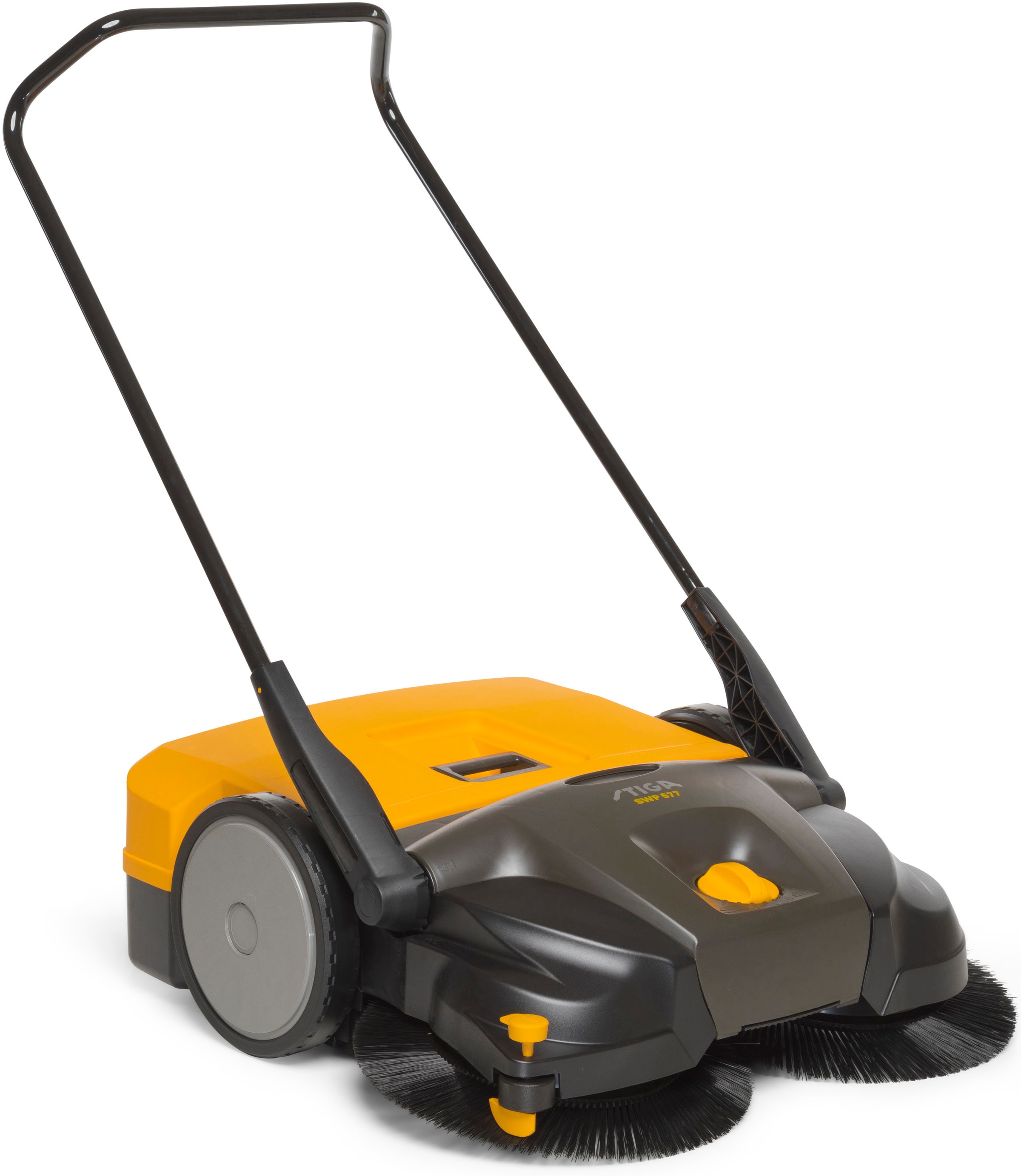 Handkehrmaschine STIGA GARDEN, B:30cm H:145cm L:87cmgelb, Kehrgeräte, "SWP 577"