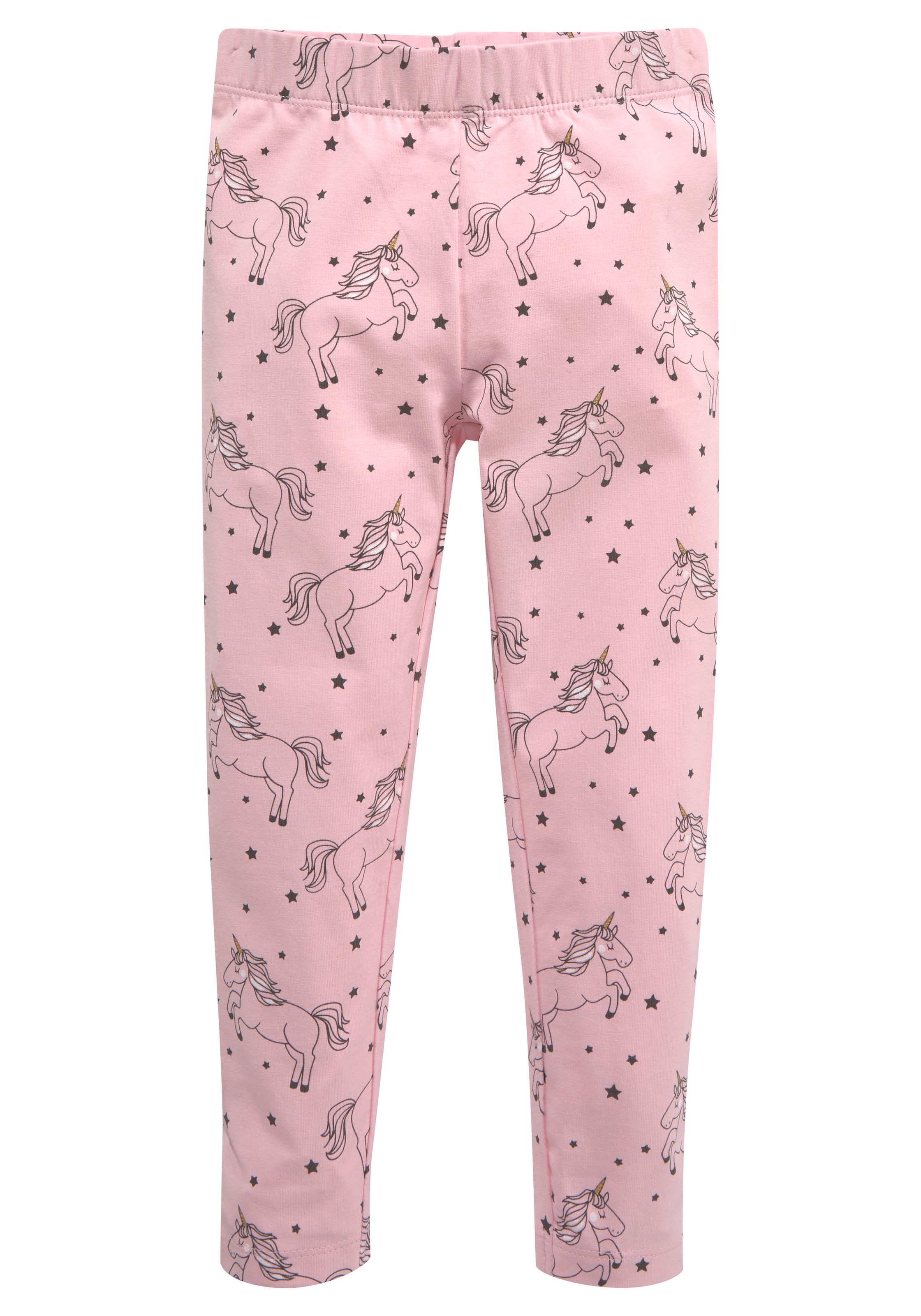 Thumbnail - KIDSWORLD Leggings "2er Pack Leggings für kleine Mädchen" mit Pferde-Allover