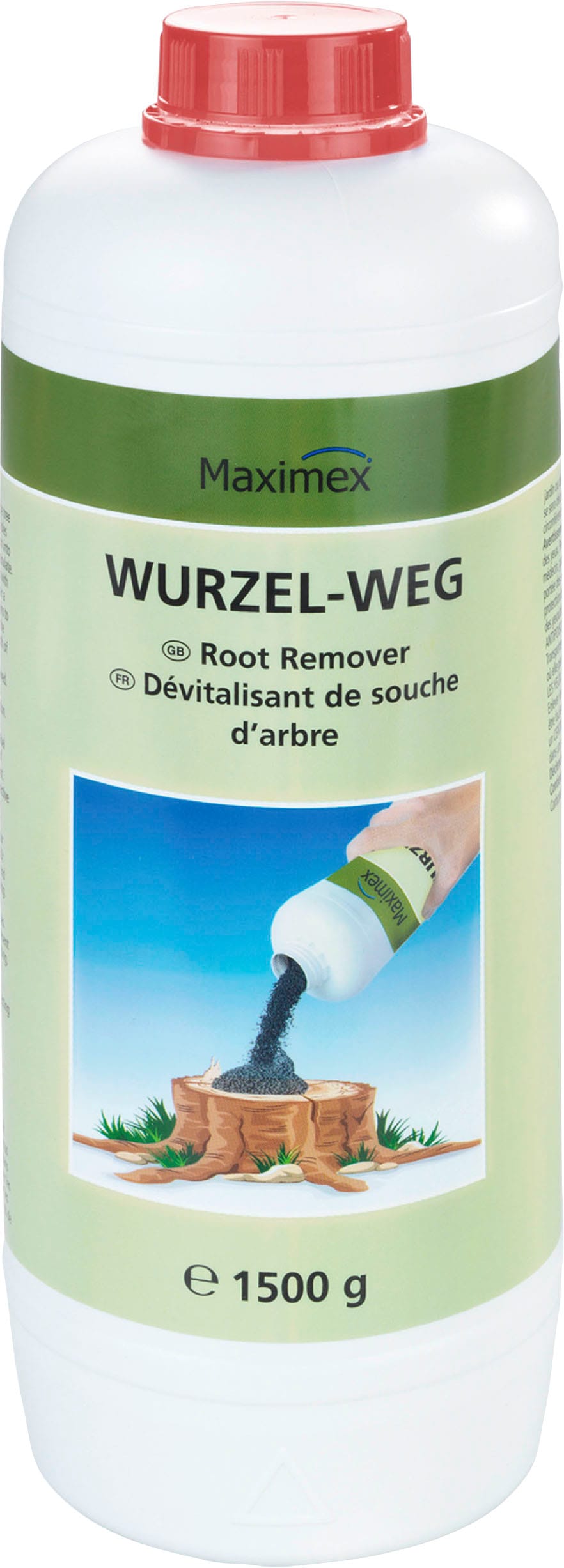 Maximex Unkrautbekämpfungsmittel "Wurzel-weg", 1500 g Granulat günstig online kaufen