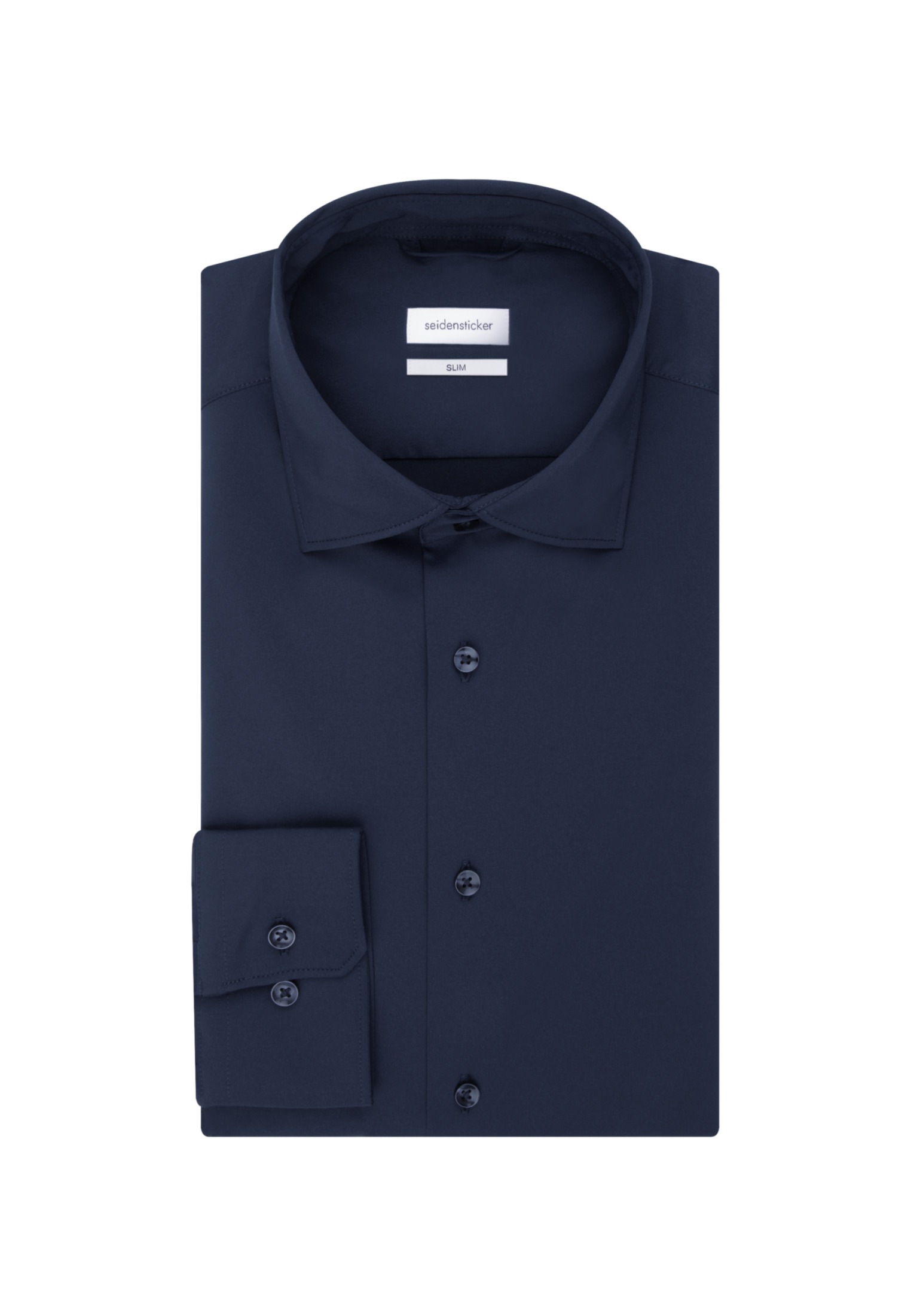 seidensticker Businesshemd »Schwarze Rose«, Slim Kentkragen Uni