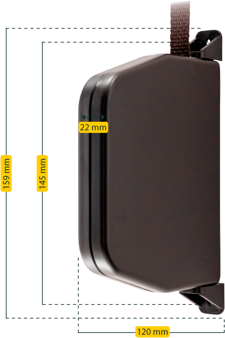 SCHELLENBERG Aufputz-Gurtwickler »Aufschraubwickler für das Rollladensystem Mini«, schwenkbar, mit vormontiertem Rollladengurtband